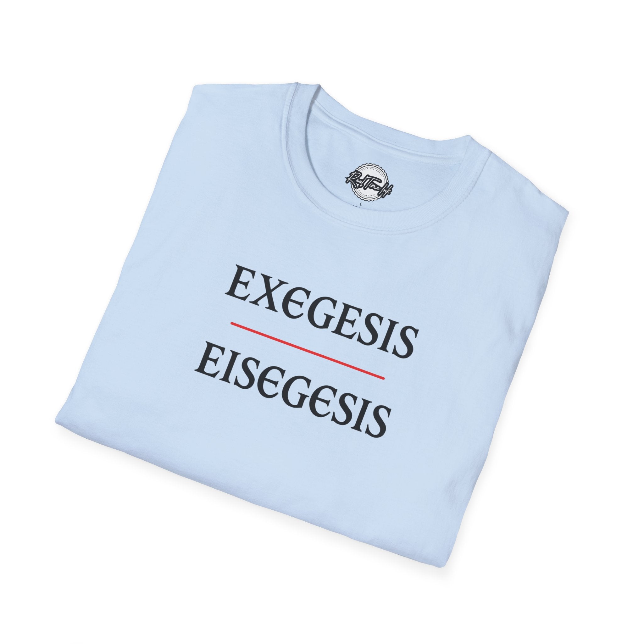 Scholarly Exegesis Tee | Unisex Casual Shirt, Philosophy Gift, Academic Wear, Literature Lover Gift, Study T-Shirt