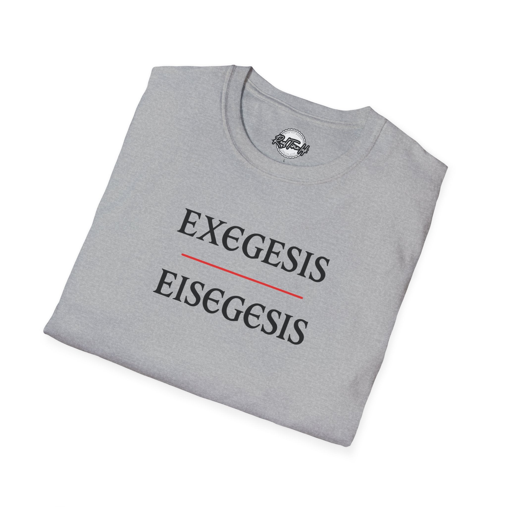 Scholarly Exegesis Tee | Unisex Casual Shirt, Philosophy Gift, Academic Wear, Literature Lover Gift, Study T-Shirt