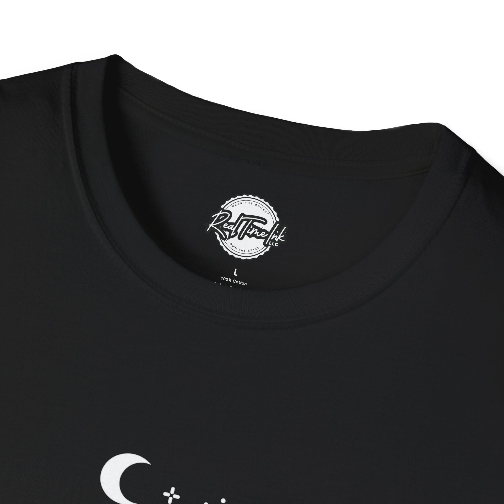 Concord Point Coffee T-Shirt — Minimalist Lighthouse Night Scene Graphic Tee