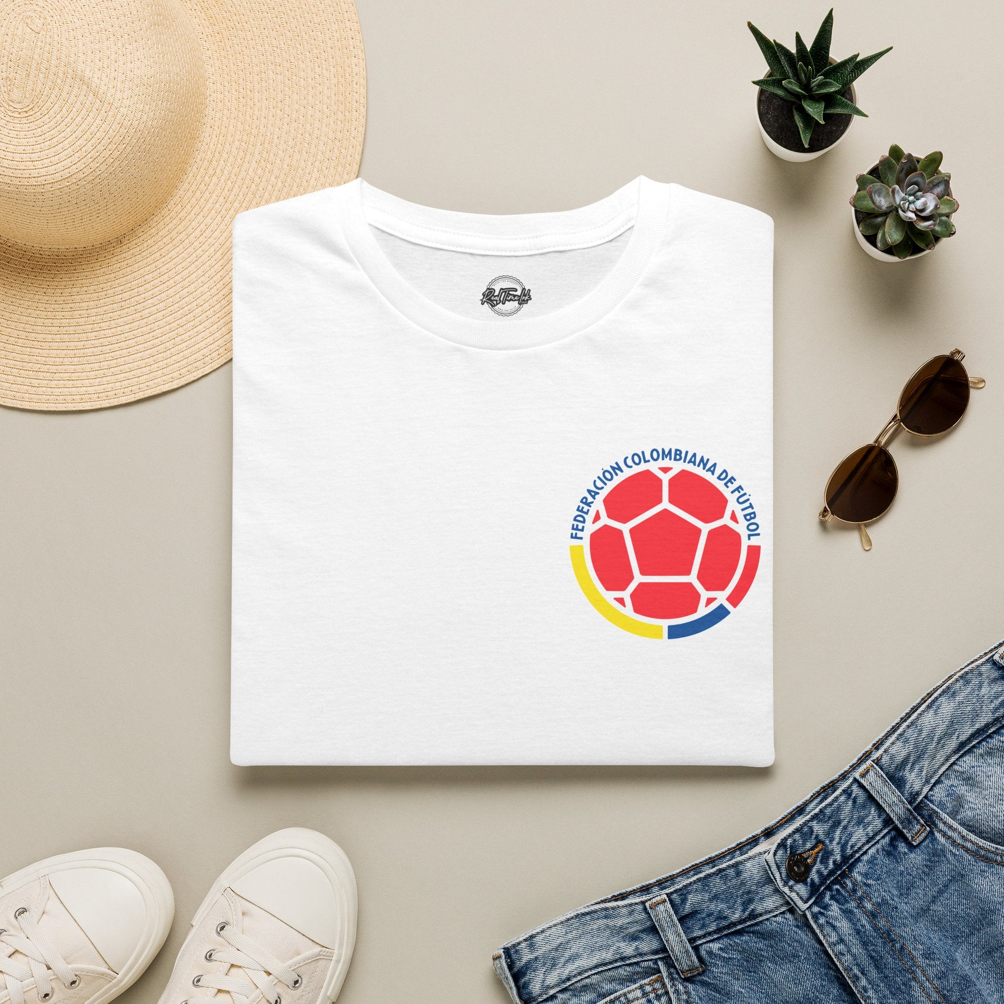 T-Shirt — Colombian Football Emblem Tee (Federación Colombiana de Fútbol)