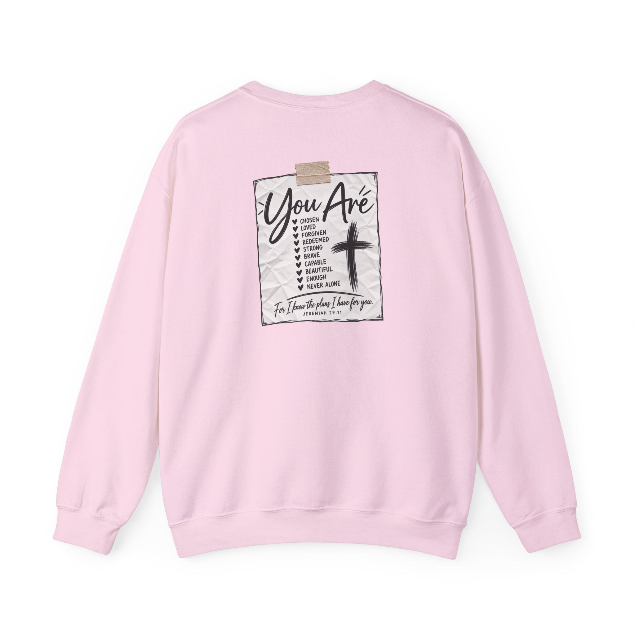 You are enough affirmation Unisex Heavy Blend™ Crewneck Sweatshirt
