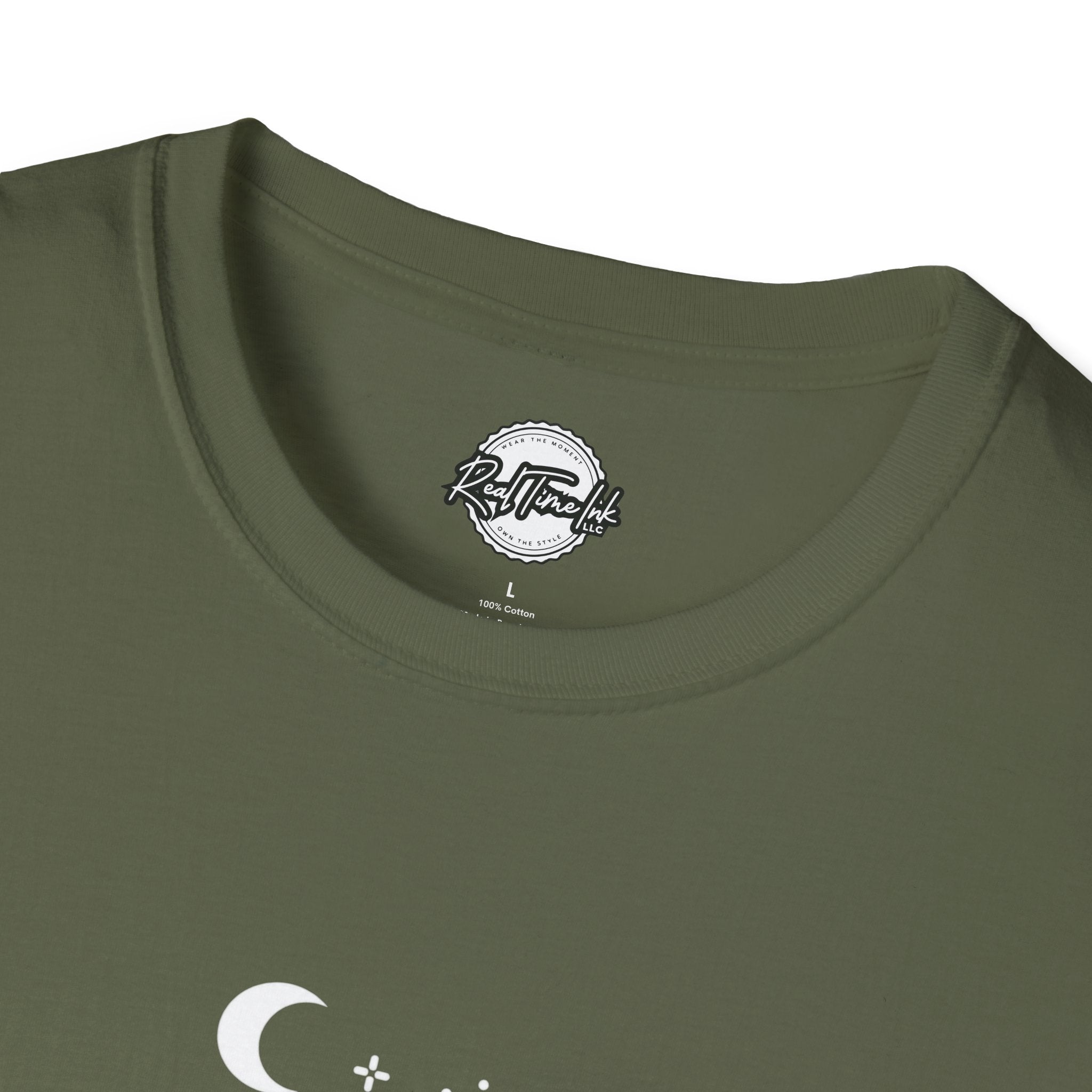 Concord Point Coffee T-Shirt — Minimalist Lighthouse Night Scene Graphic Tee