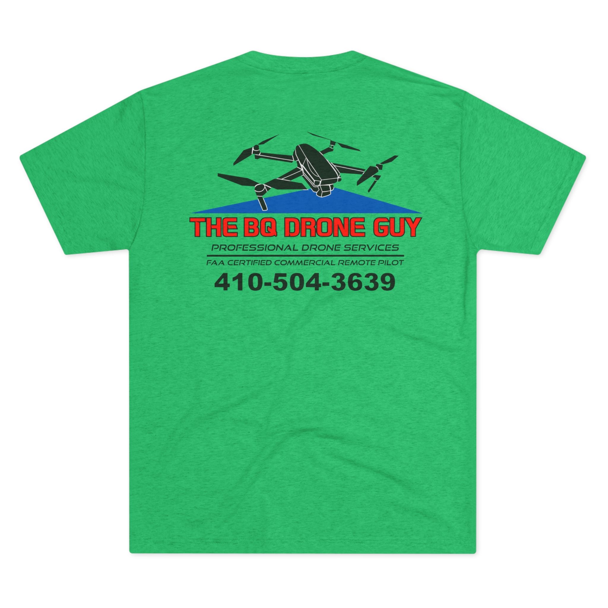 The BQ Drone Guy Logo & Contact Tee