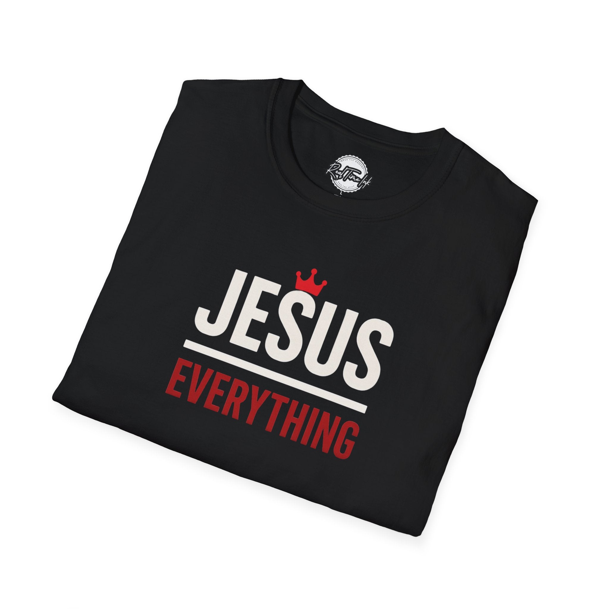 Jesus over Everything Unisex T-Shirt - Faith Inspired Apparel, Christian Gift, Casual Wear, Church Event Shirt, Inspirational Clothing