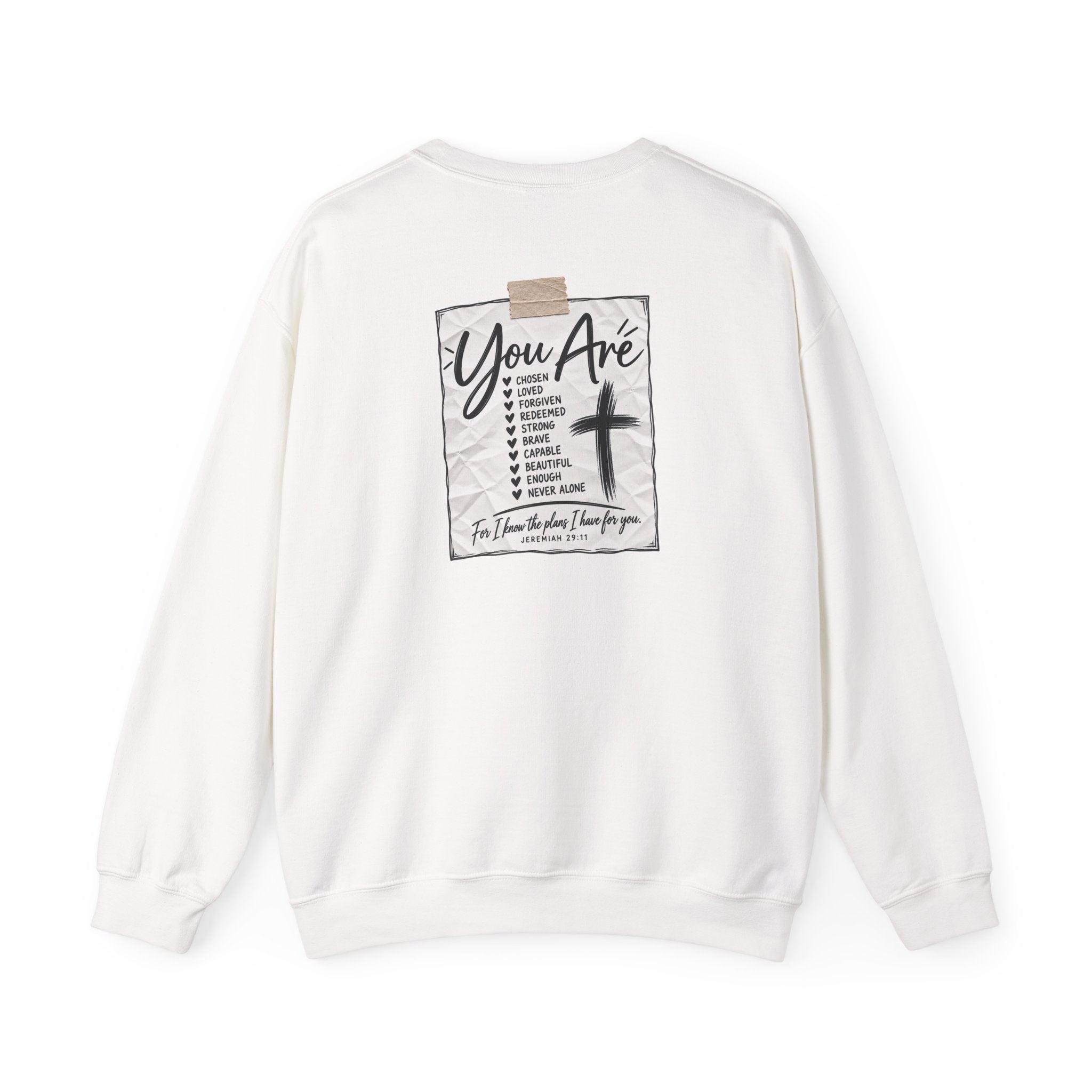 You are enough affirmation Unisex Heavy Blend™ Crewneck Sweatshirt