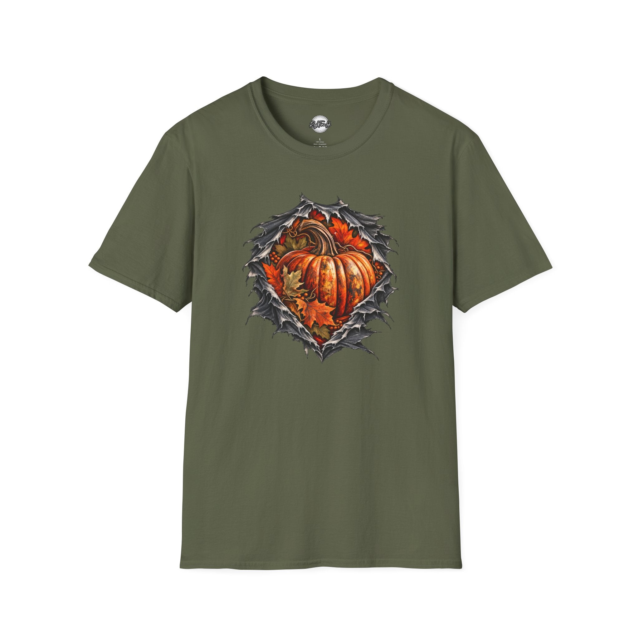 Rugged Harvest™ | Distressed Pumpkin Graphic Tee | Men's Fall Collection