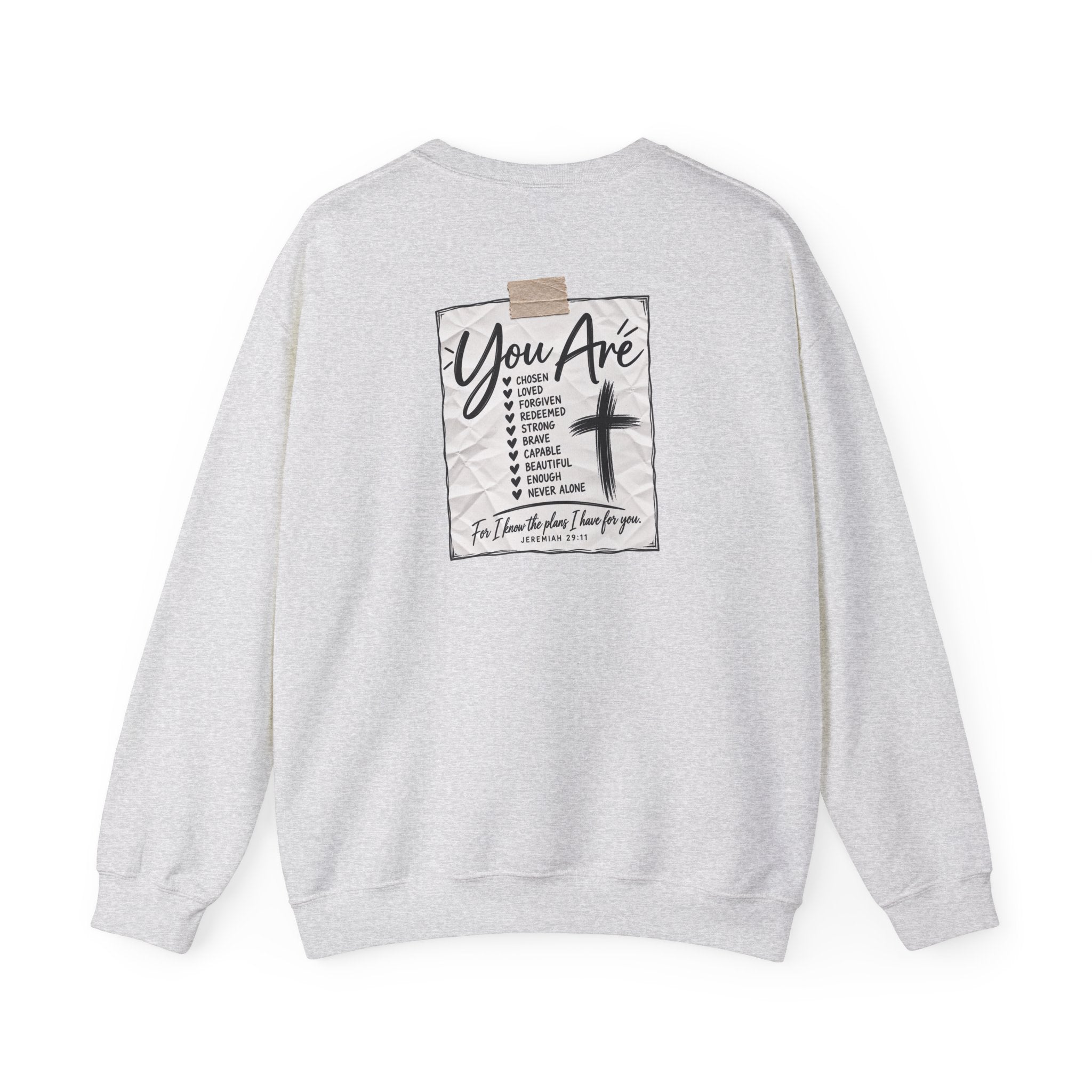 You are enough affirmation Unisex Heavy Blend™ Crewneck Sweatshirt