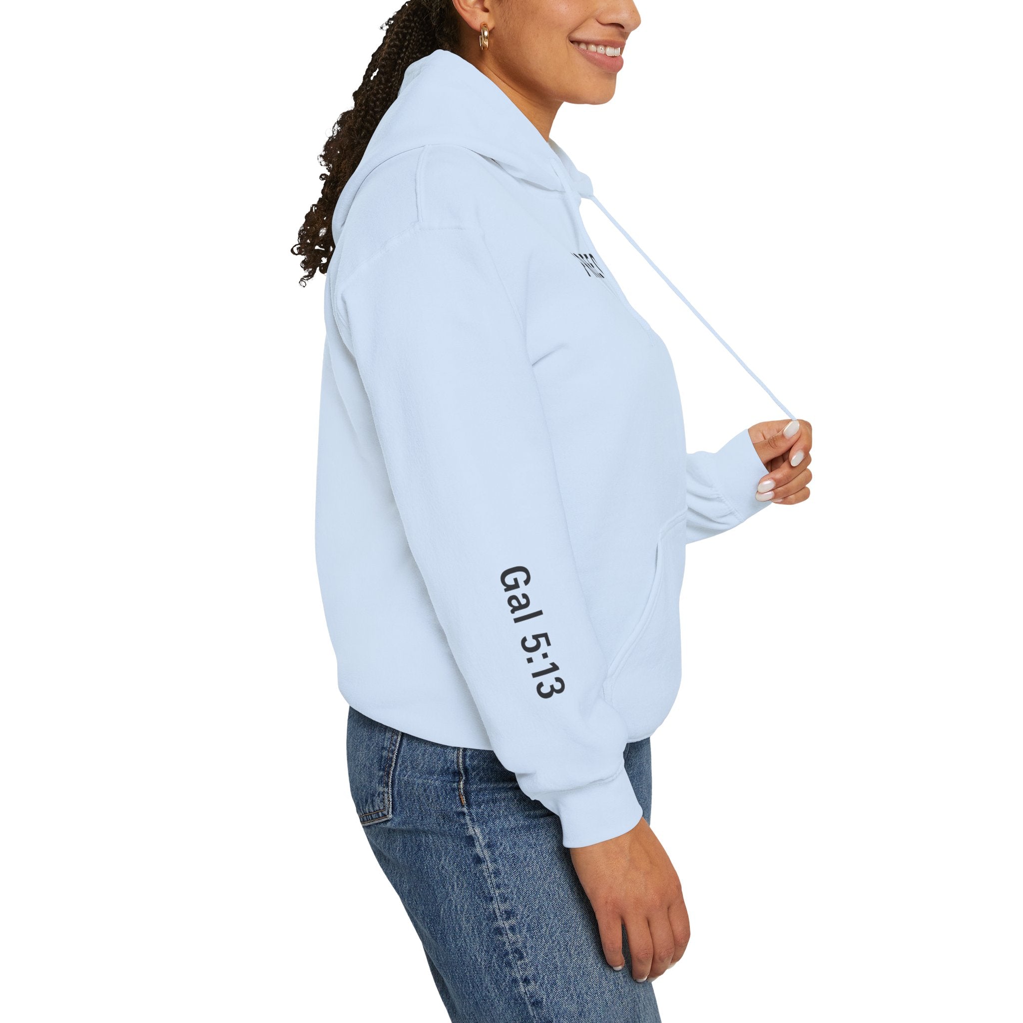 Freedom Hooded Sweatshirt, Cozy Sweatshirt, Religious Apparel, Inspirational Gift, Casual Outfit, Unisex Hoodie