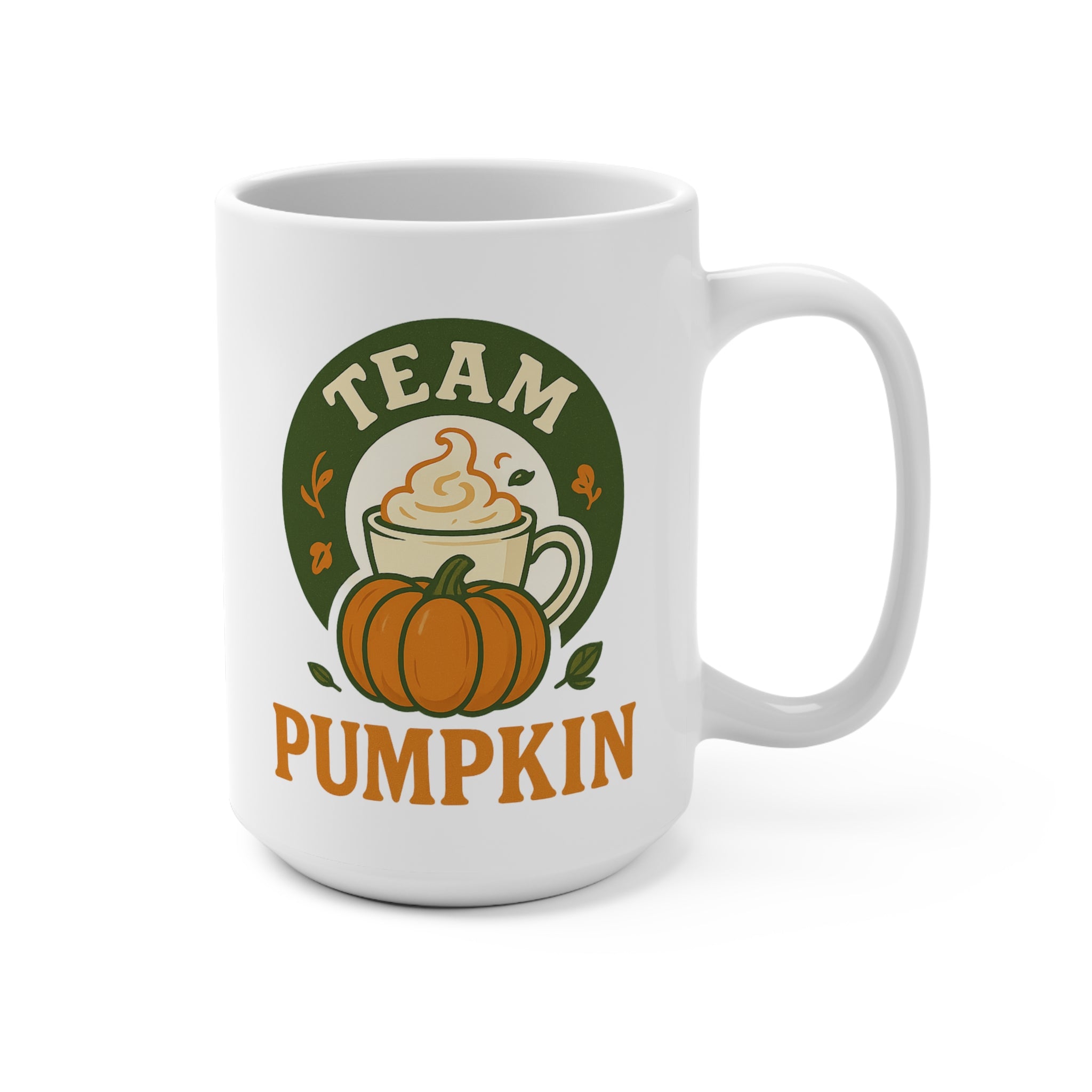 Team Pumpkin Coffee Mug - Fall Decor, Thanksgiving Gift, Pumpkin Spice Lovers, Autumn Vibes, Cozy Kitchen Essential