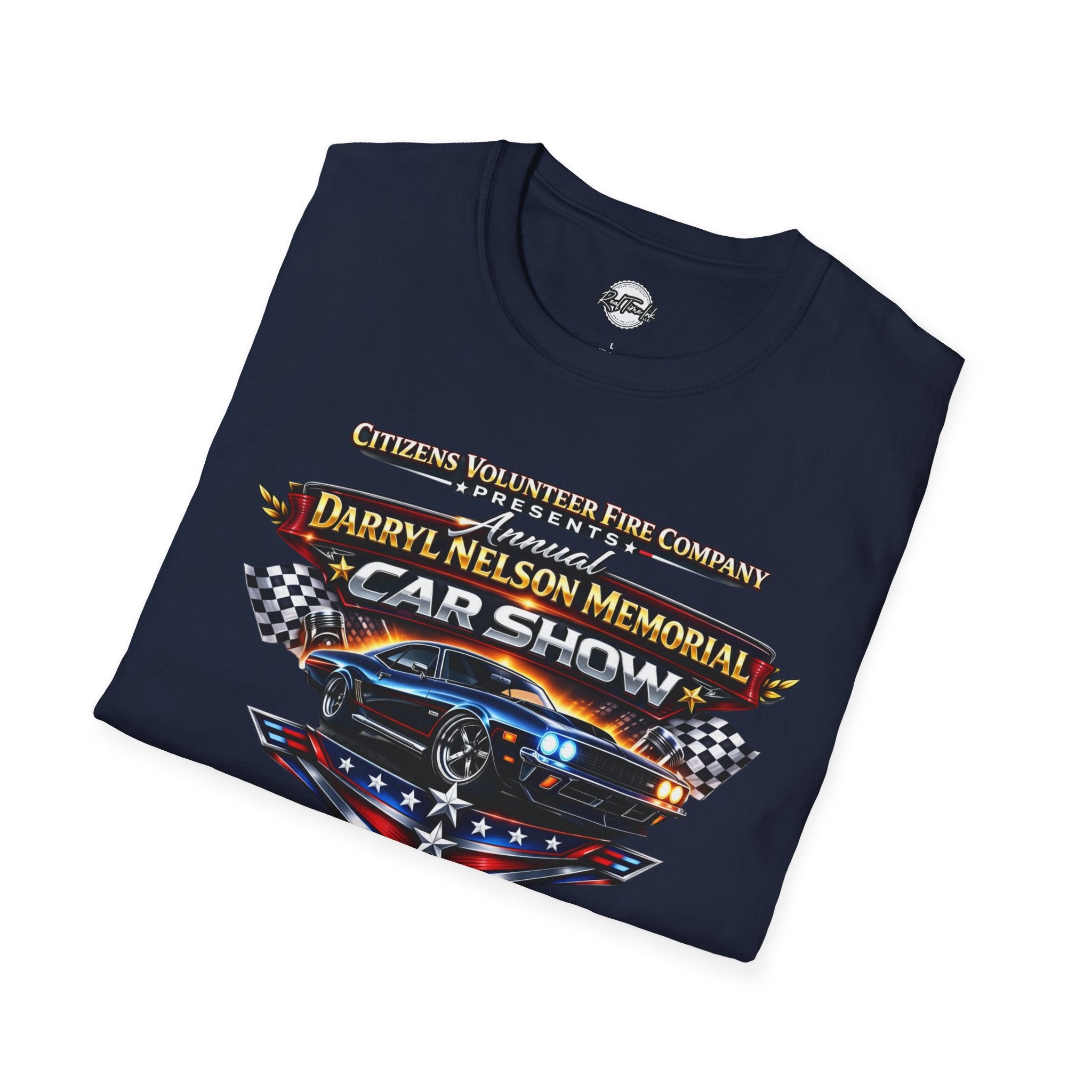 Darryl Nelson Memorial Car Show T-Shirt – Classic Muscle Car Graphic