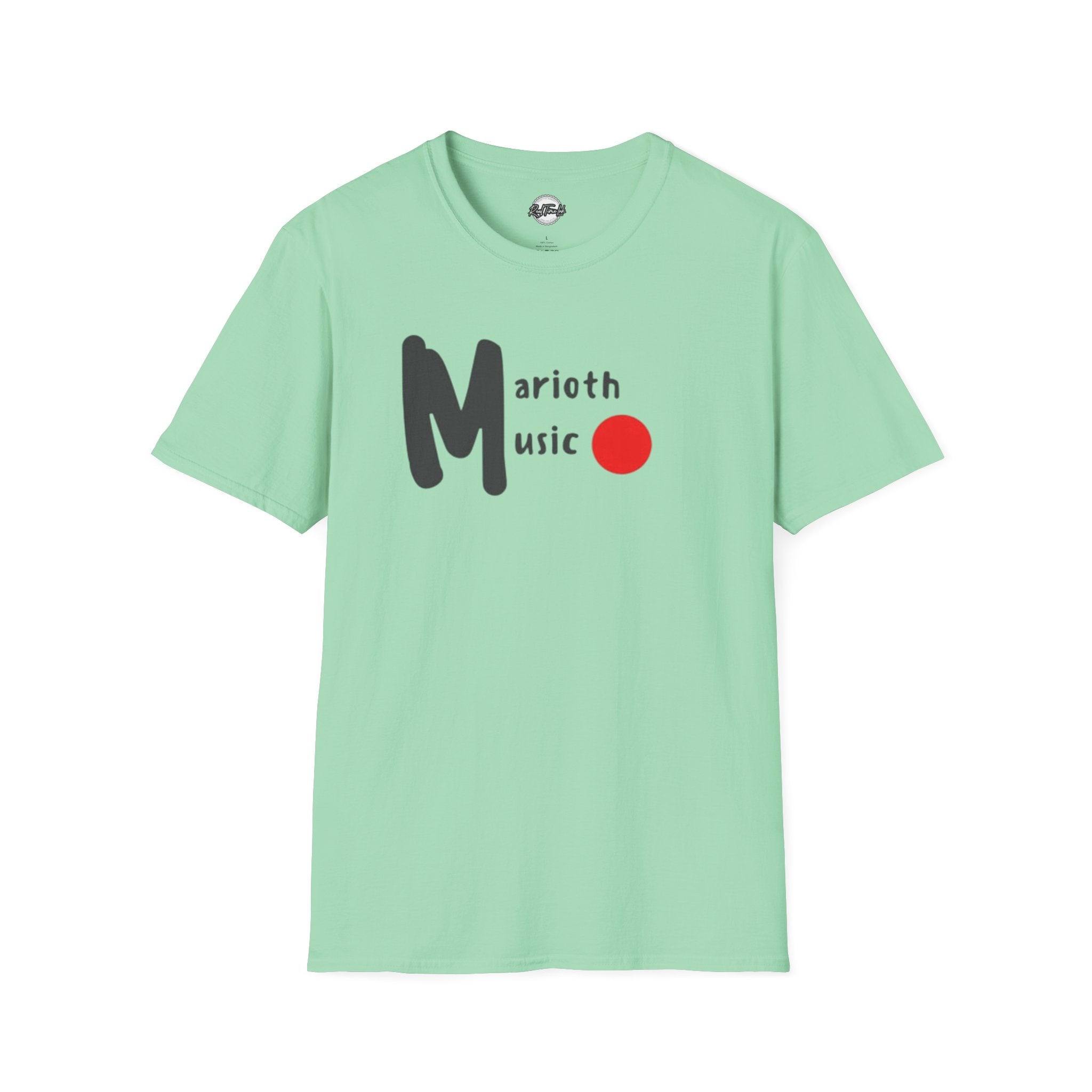 Marioth Music Logo Tee (Bold 'M' with Red Dot)