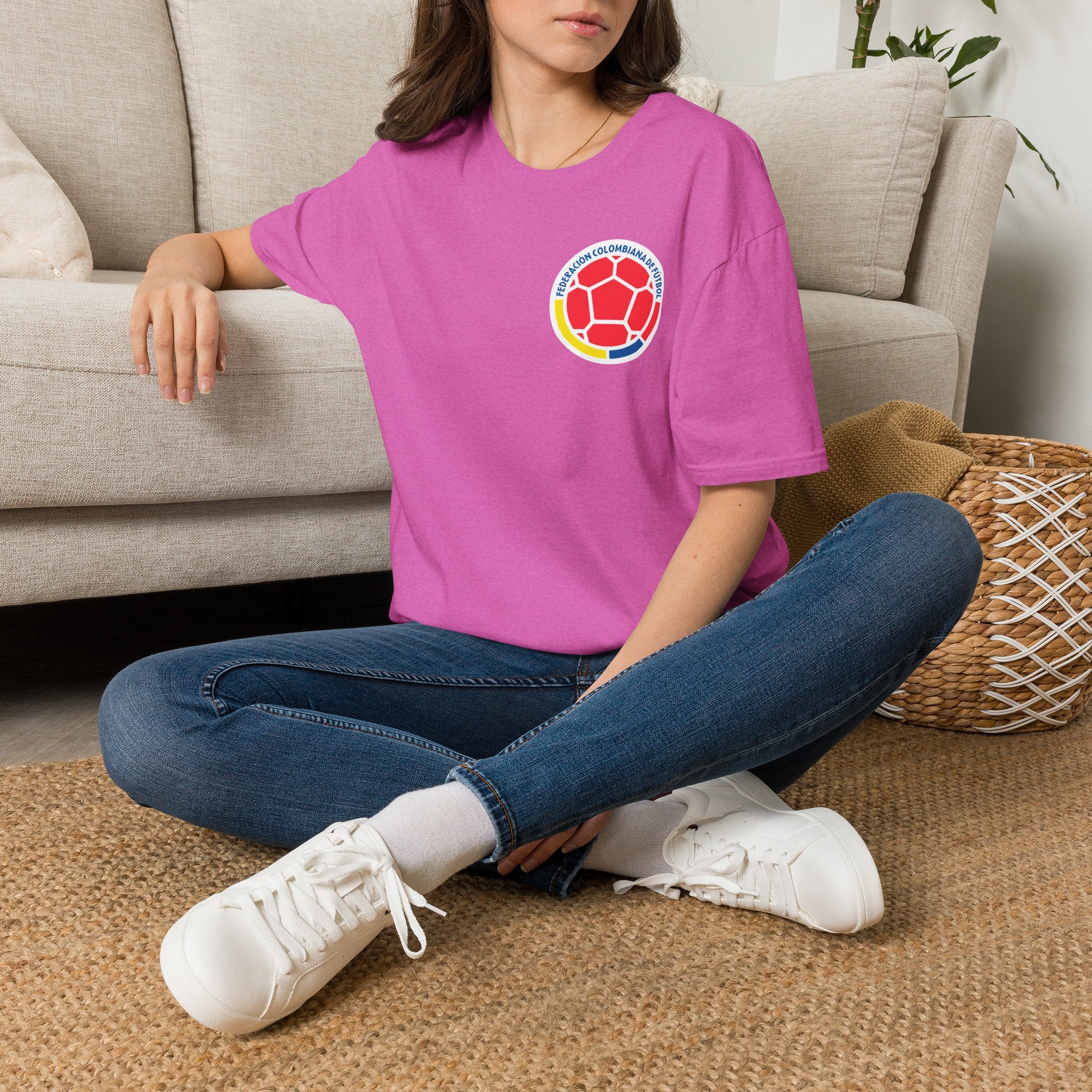 T-Shirt — Colombian Football Emblem Tee (Federación Colombiana de Fútbol)