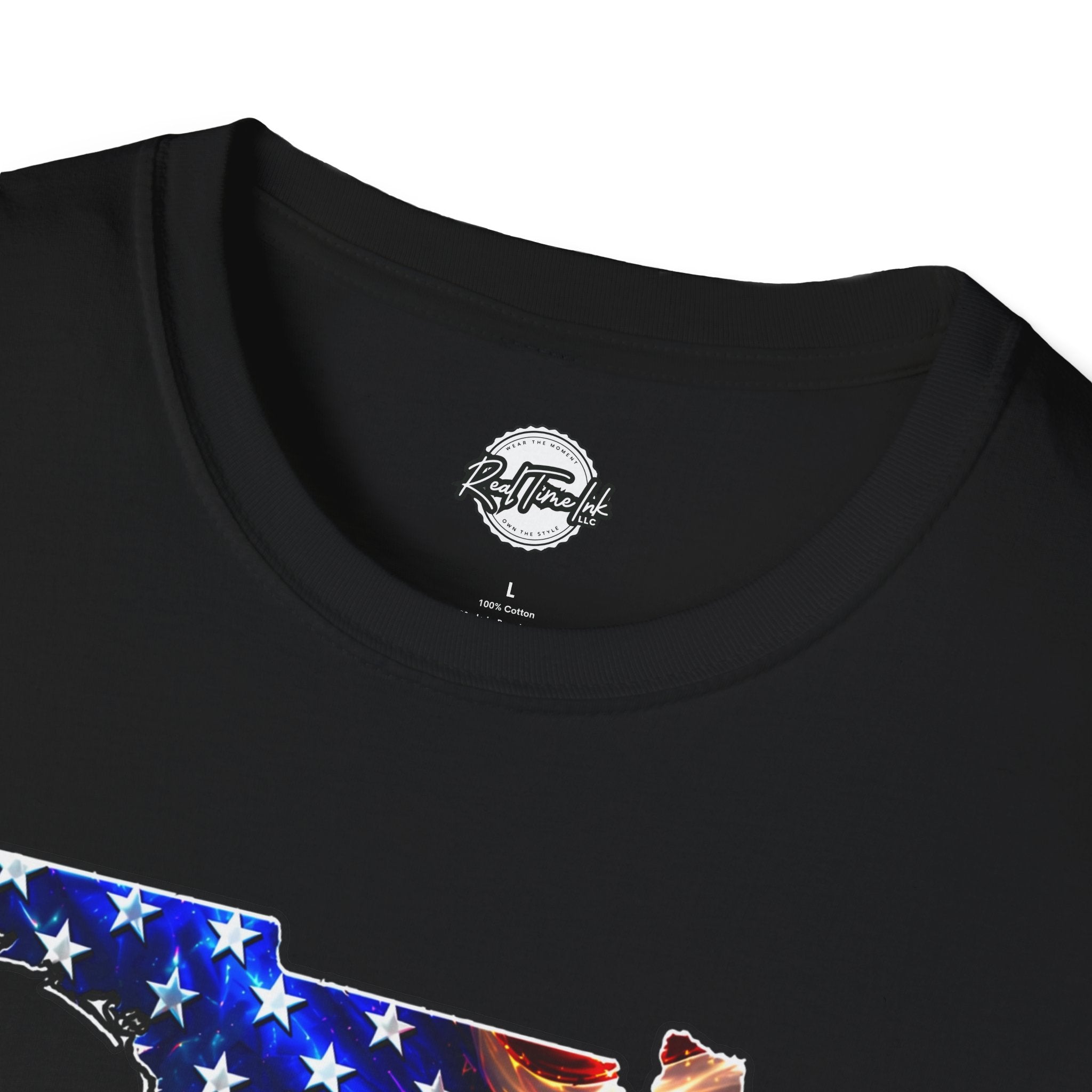 Florida Flag Eagle T-Shirt — American Flag State Outline Tee