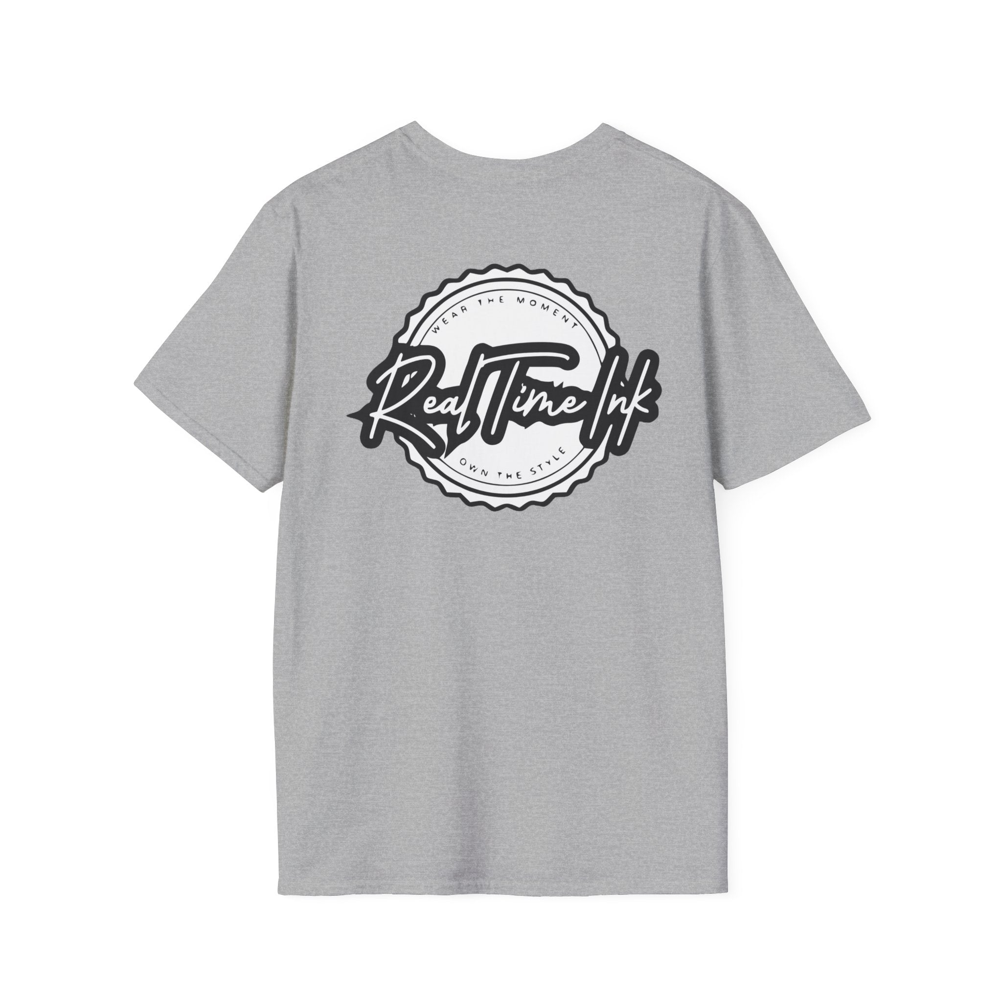 RealTimeInk Graphic T-Shirt — Modern Tech Logo Tee