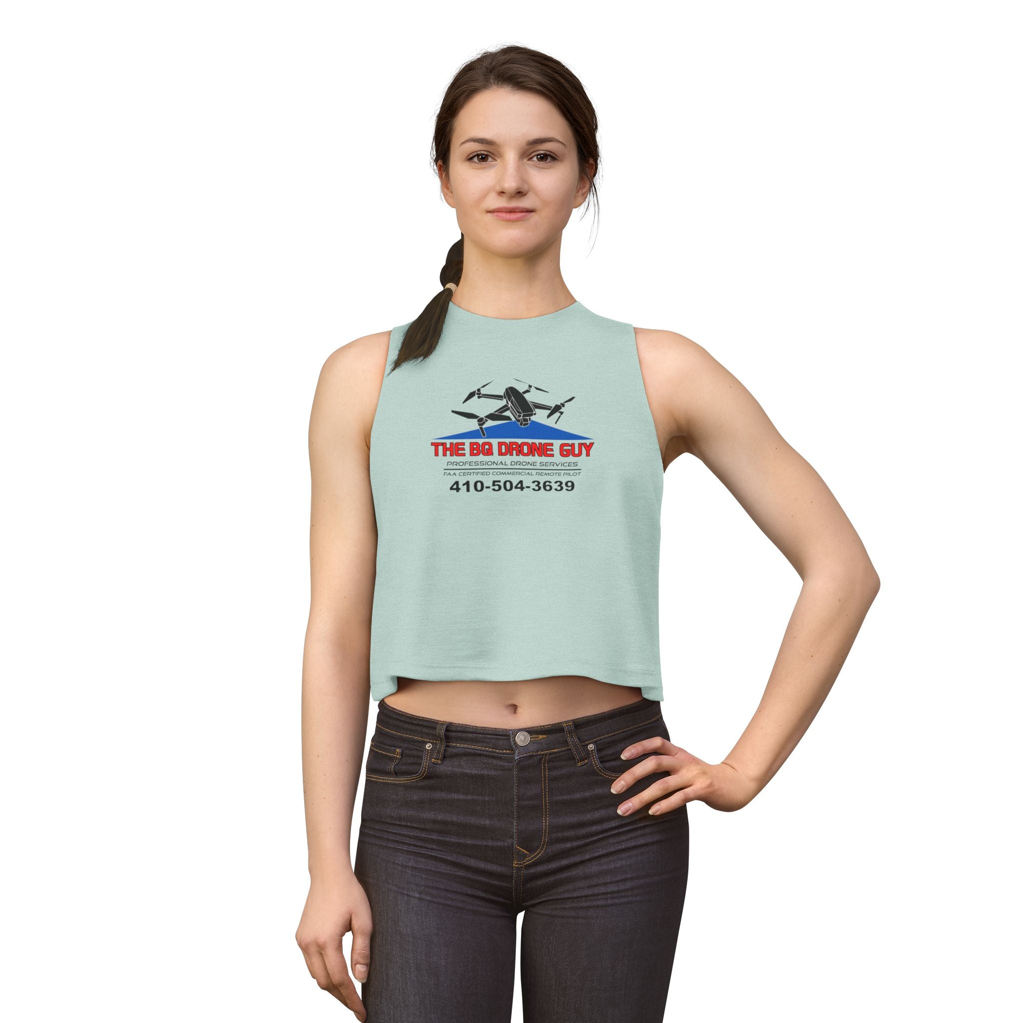 The BQ Drone Guy Women's Crop Top