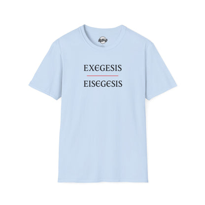 Scholarly Exegesis Tee | Unisex Casual Shirt, Philosophy Gift, Academic Wear, Literature Lover Gift, Study T-Shirt