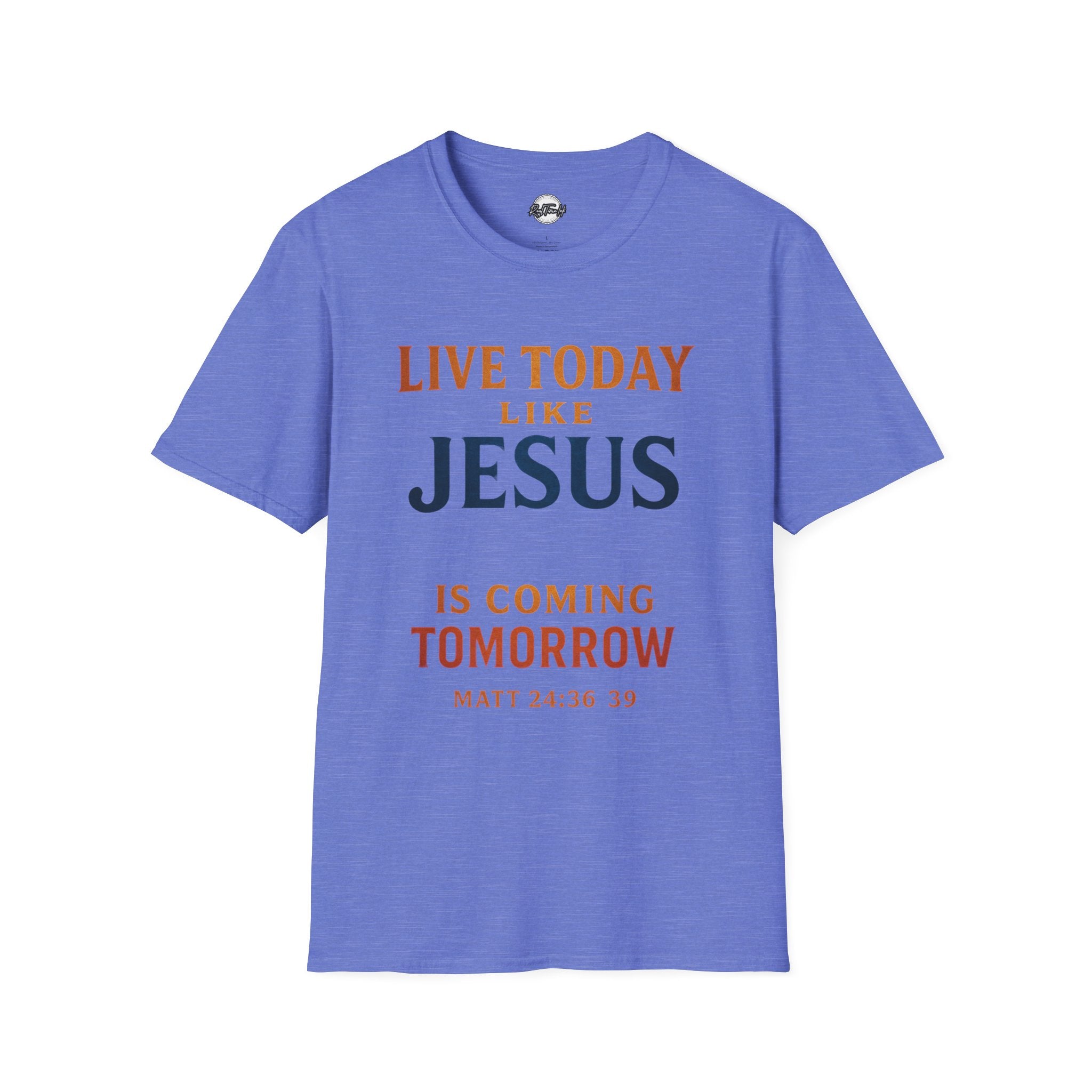 Unisex Christian T-Shirt - Live Today Like Jesus is Coming Tomorrow, Inspirational Gift, Faith-Based Apparel, Casual Wear, Everyday [...]
