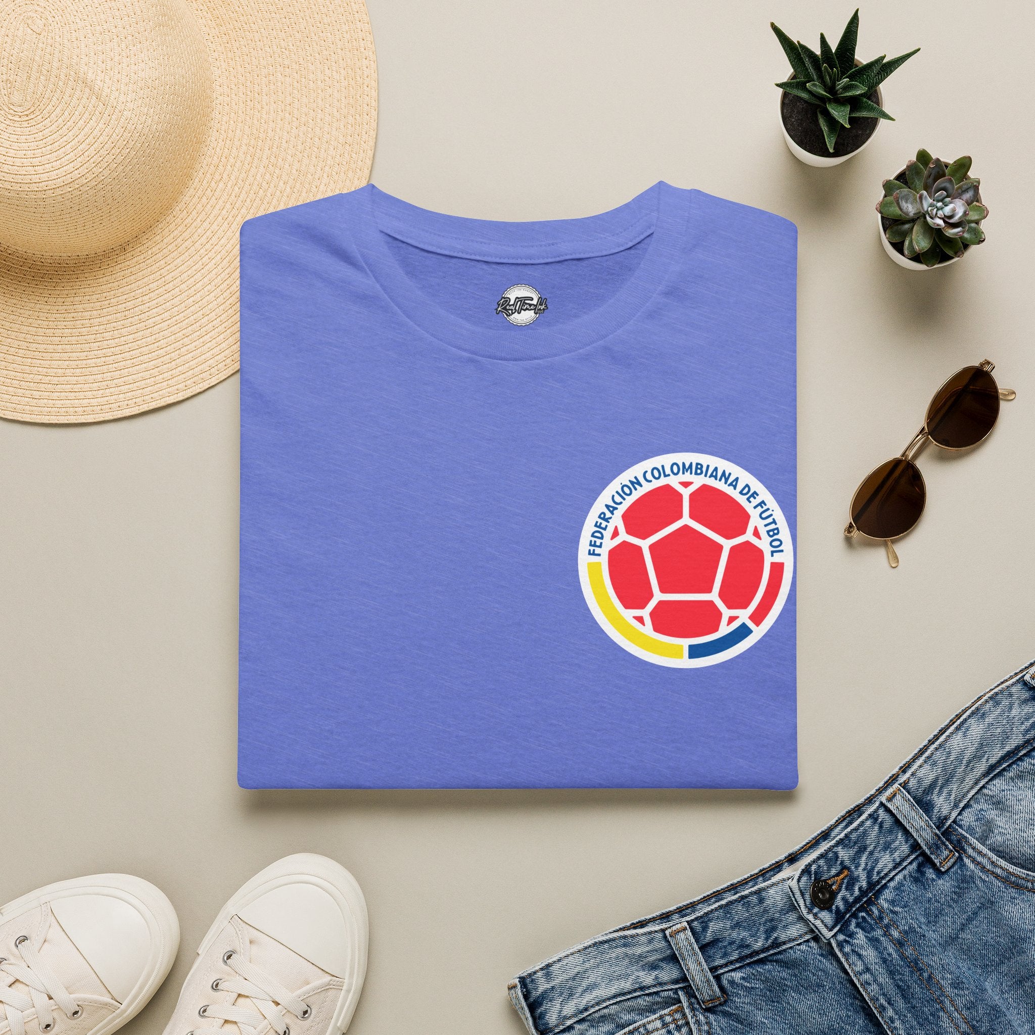 T-Shirt — Colombian Football Emblem Tee (Federación Colombiana de Fútbol)
