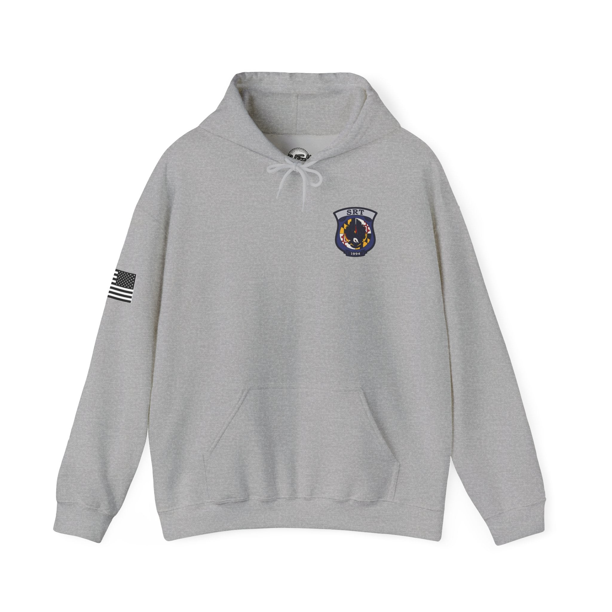 Level 2 SRT Hoodie — Tactical Unit Badge Pullover