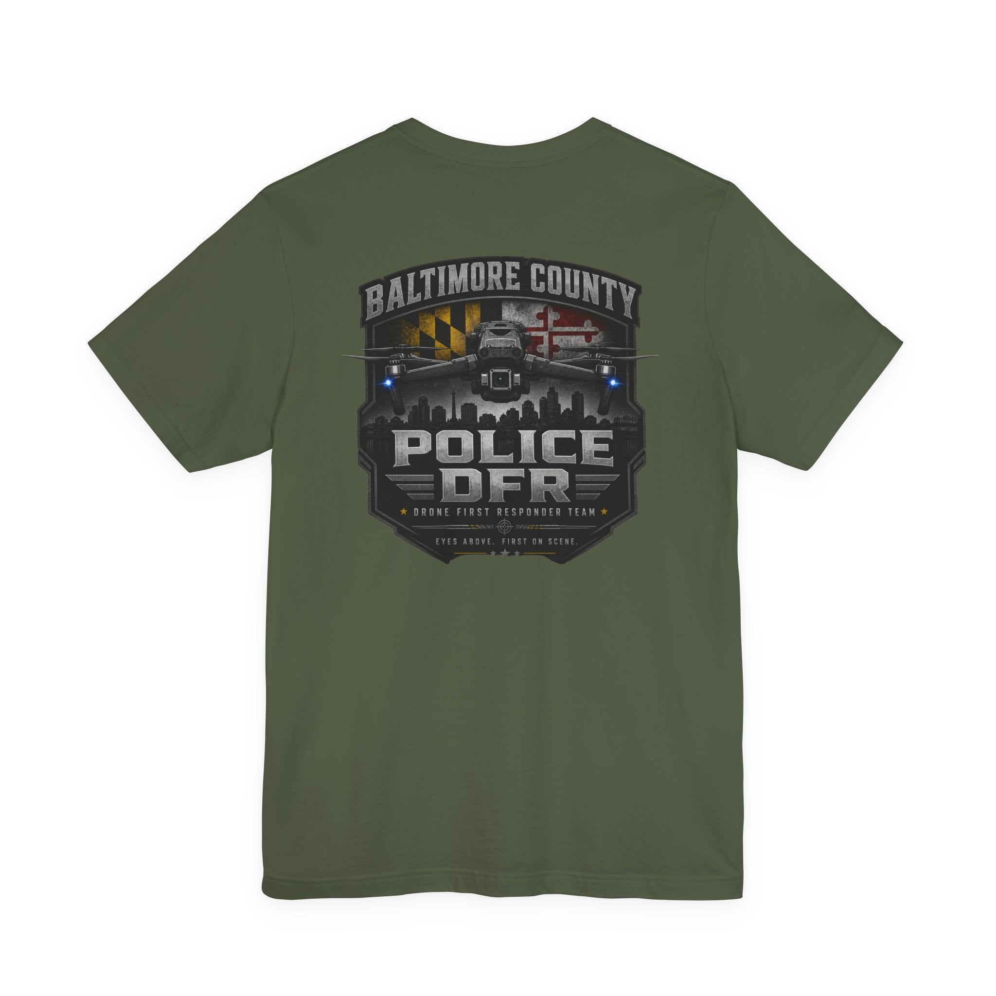 Police D.F.R. Baltimore County T-Shirt — Law Enforcement Support Tee