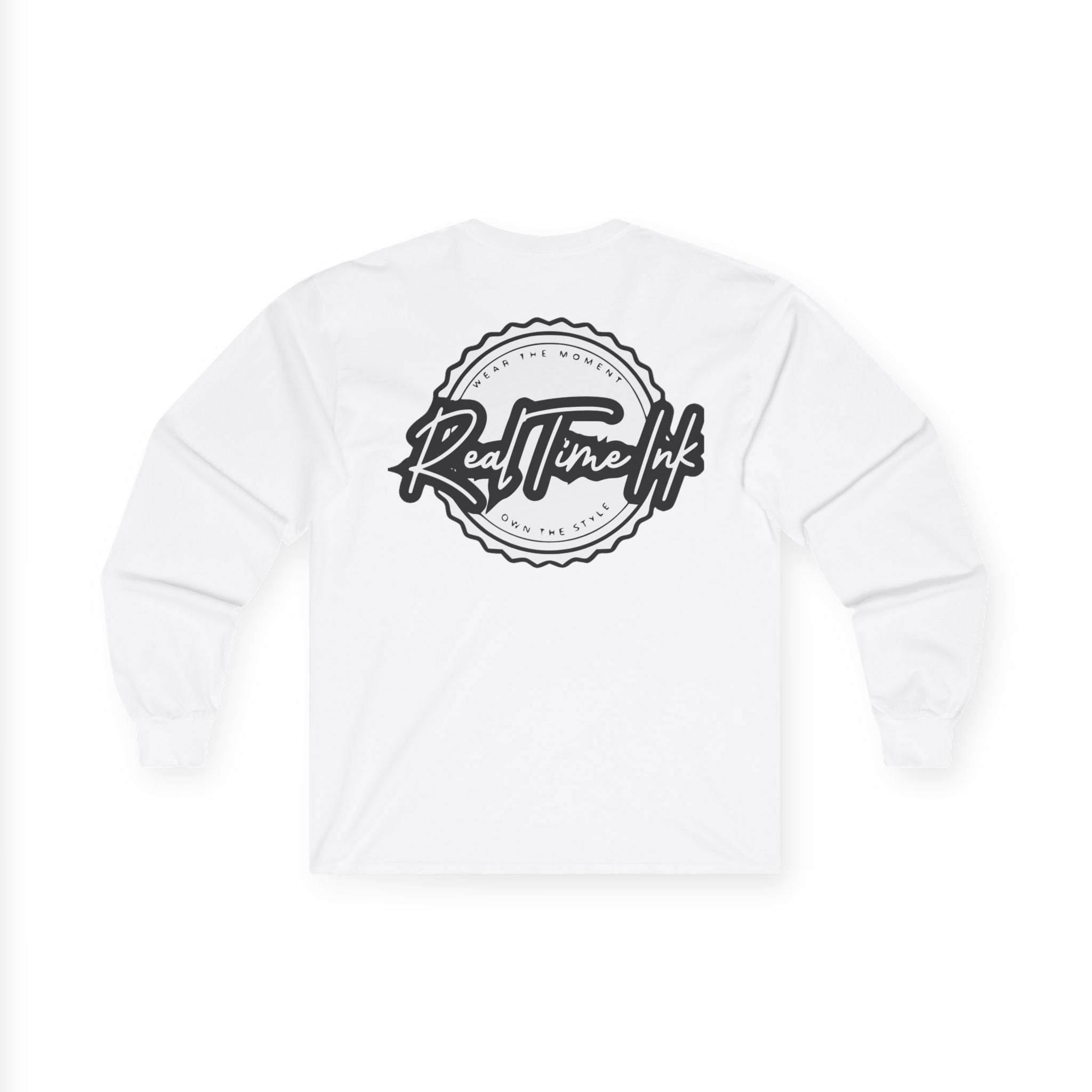 'Real Time Ink' Logo Chest & Back Graphic