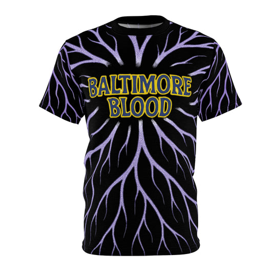 Baltimore Blood Unisex Tee, Hip Hop Fashion T-Shirt, Streetwear Style Shirt, Gifts for Baltimore Fans, Unique Graphic Tee
