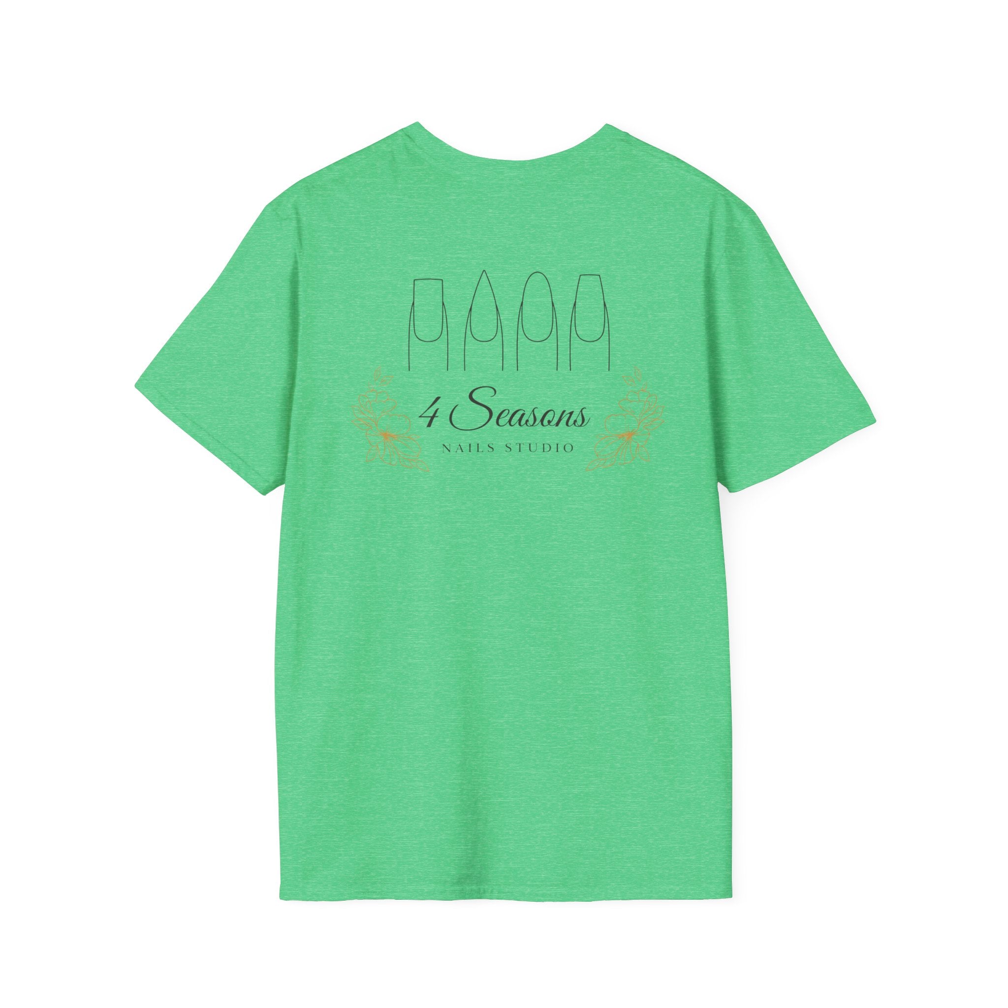 4 Seasons Nail Studio T-Shirt — Minimal Nail Salon Graphic Tee