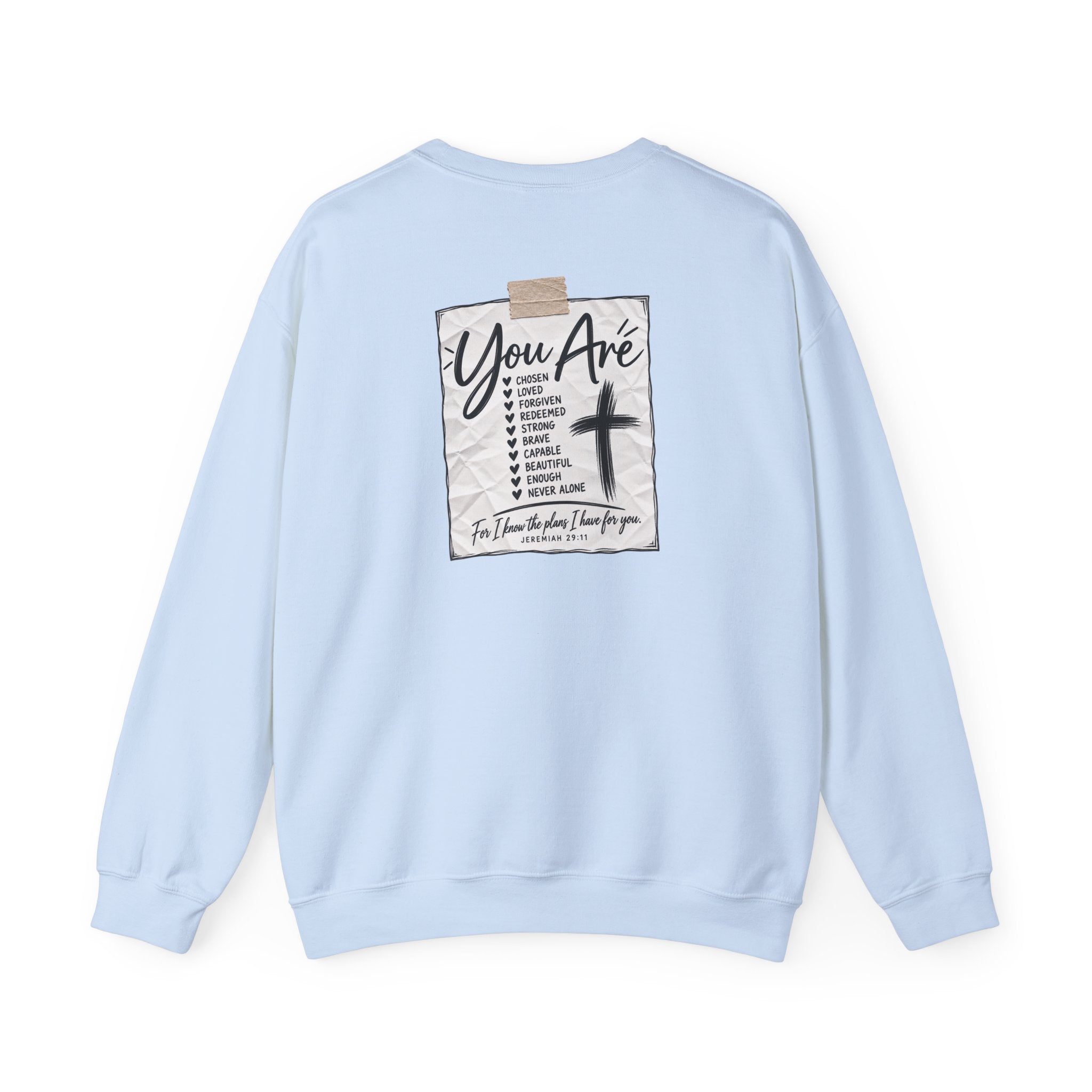 You are enough affirmation Unisex Heavy Blend™ Crewneck Sweatshirt