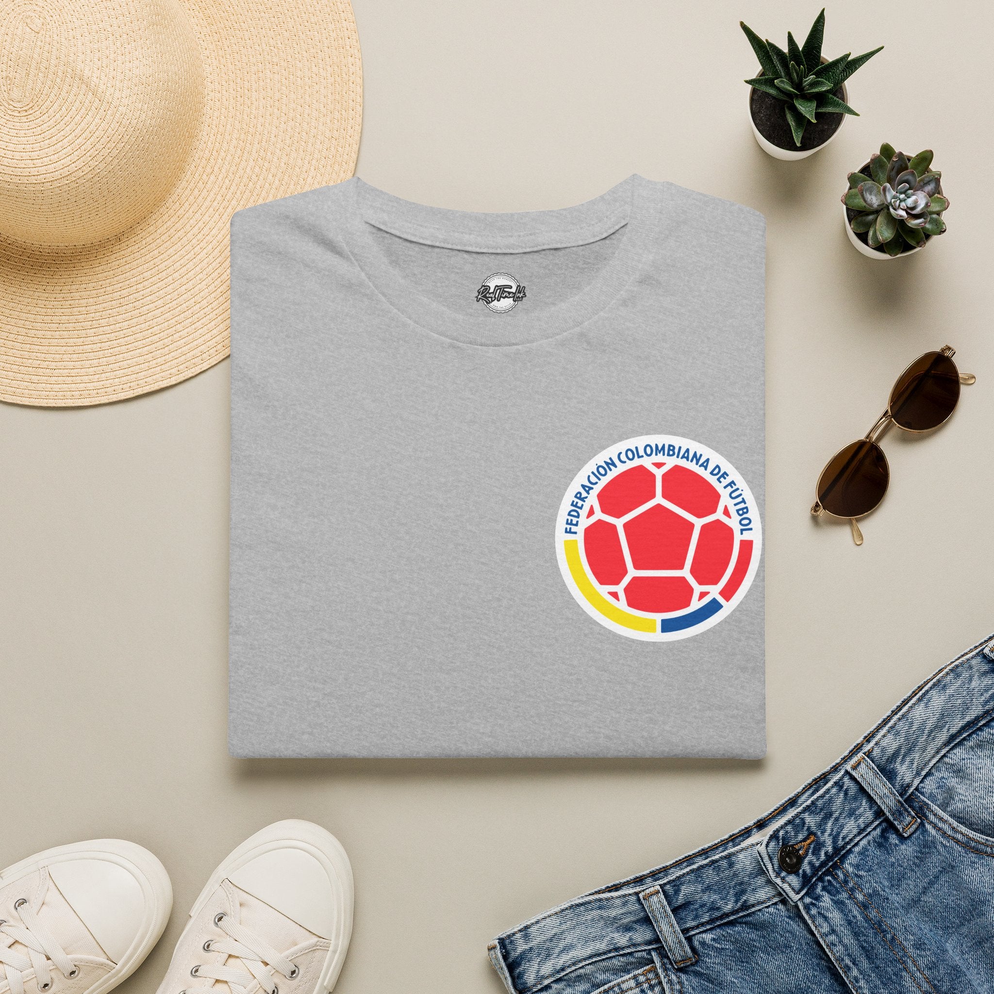 T-Shirt — Colombian Football Emblem Tee (Federación Colombiana de Fútbol)