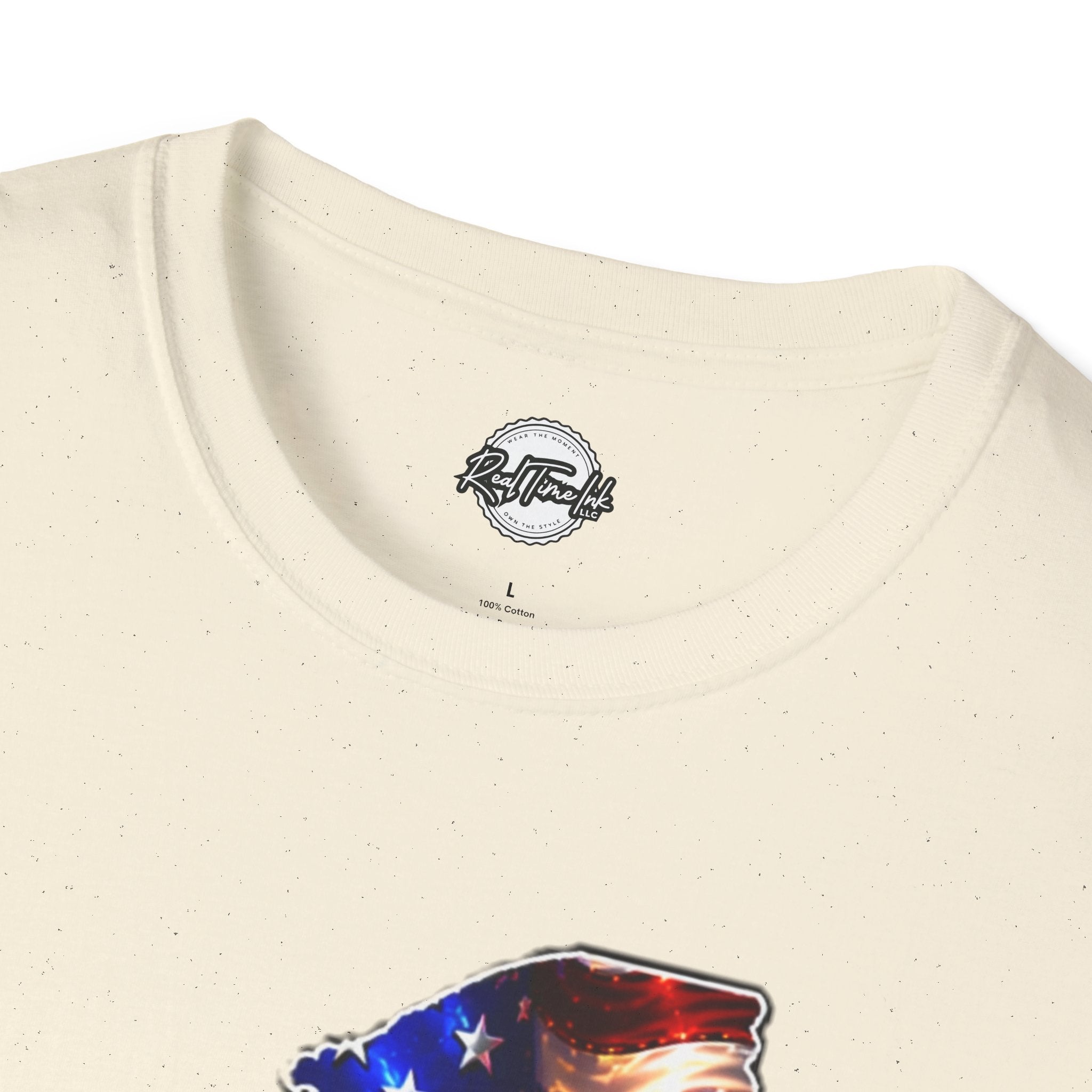 Patriotic New York State T-Shirt - American Flag Eagle Graphic