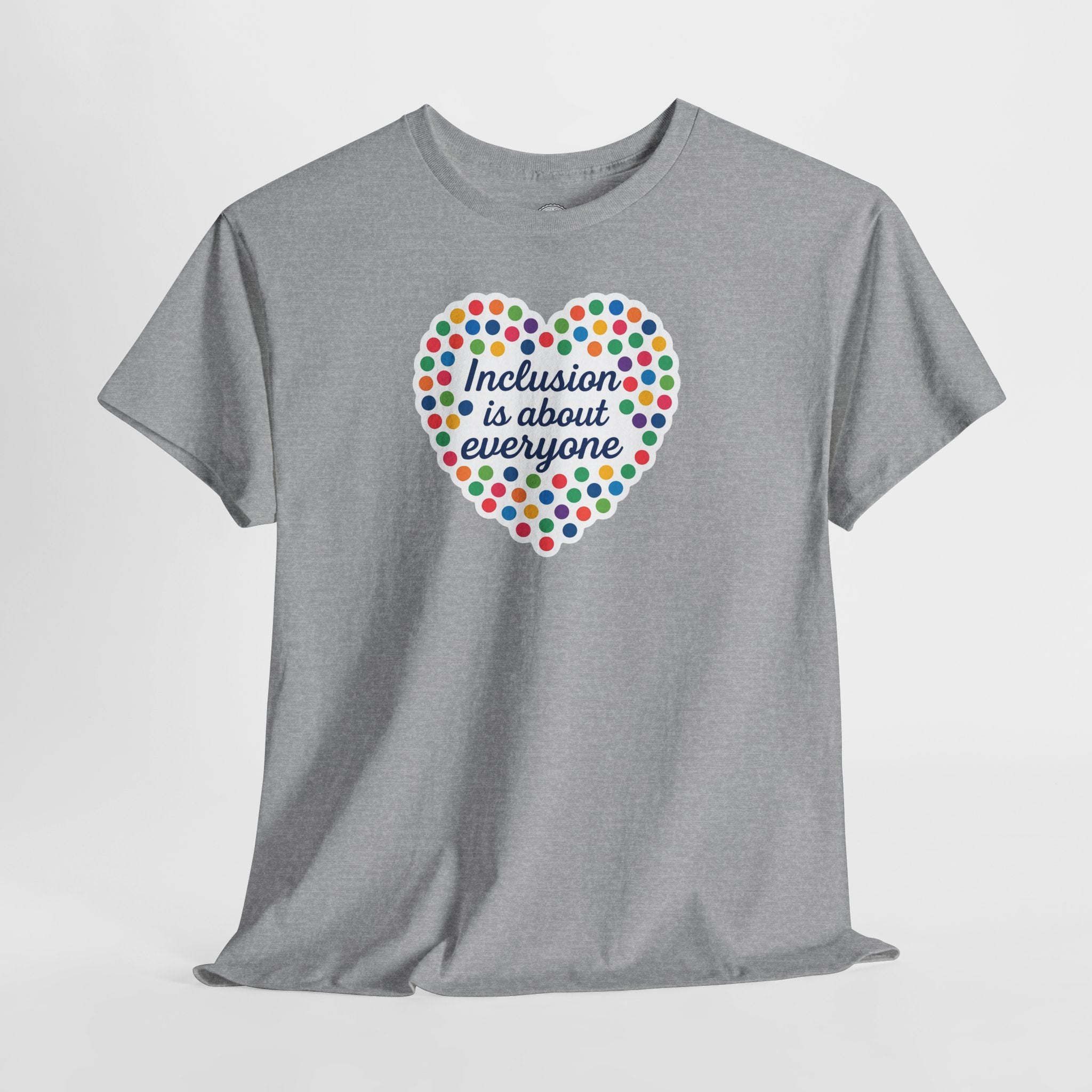 Inclusion is About Everyone Unisex Heavy Cotton Tee - Celebrate Diversity
