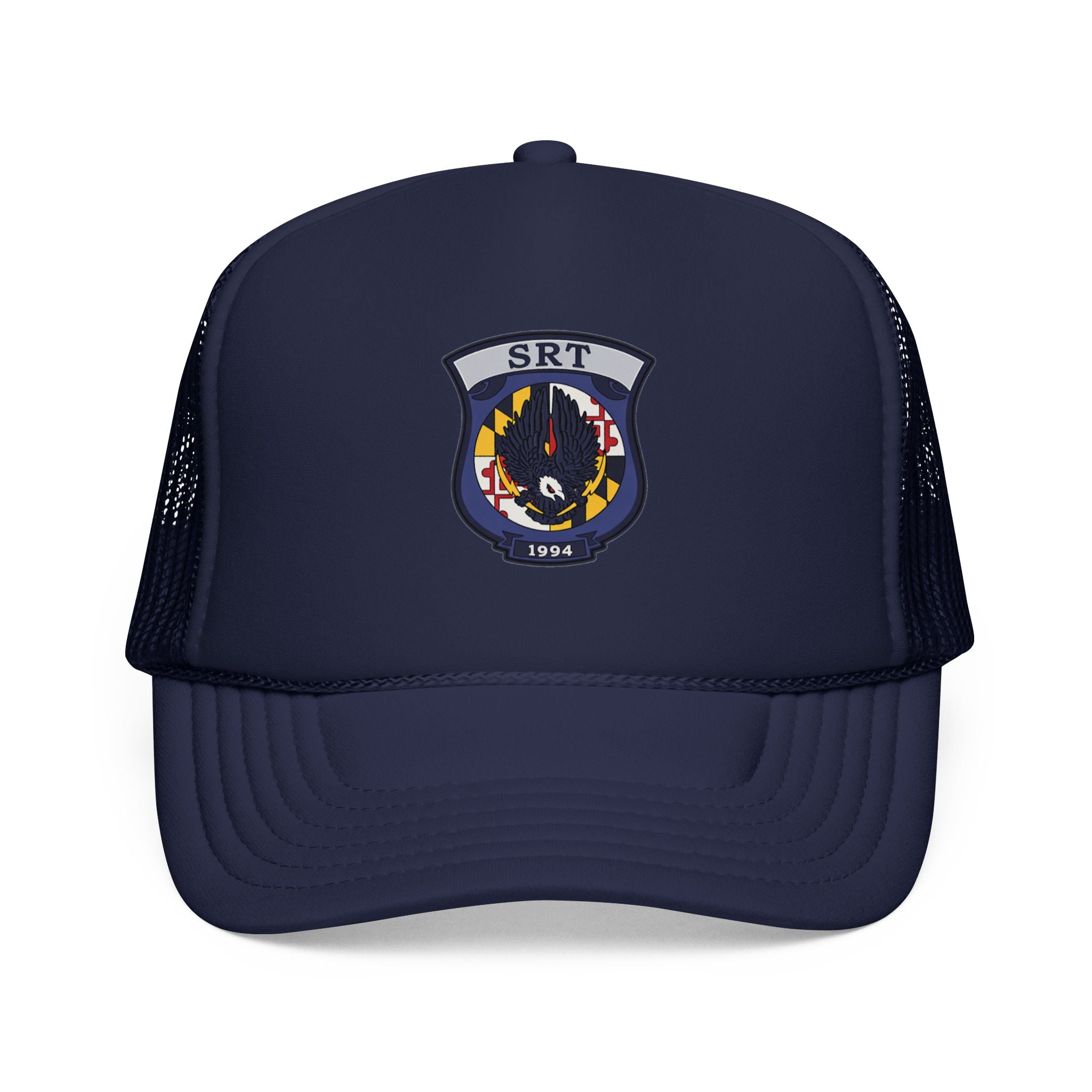 Level 2 SRT Tactical Patch Trucker Hat – Embroidered K9 Unit Logo Cap