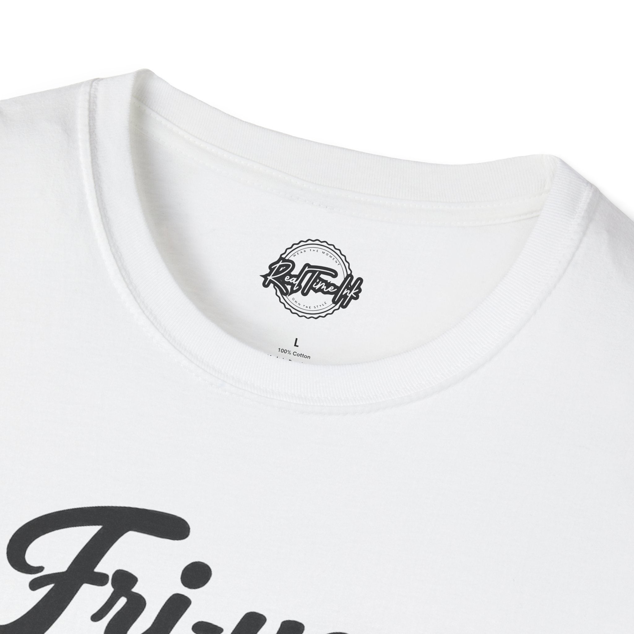 Fri-yay T-Shirt — Vintage Script Weekend Shirt