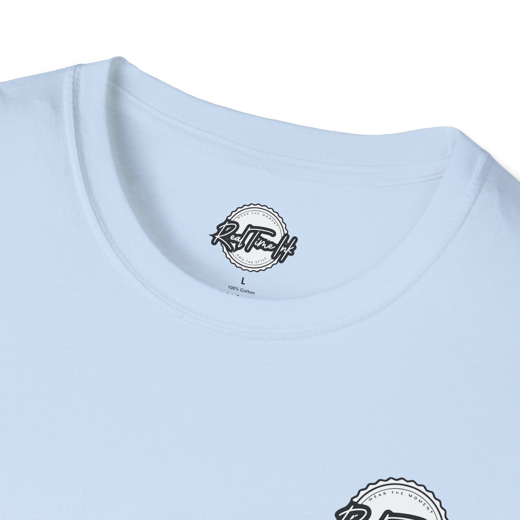 RealTimeInk Graphic T-Shirt — Modern Tech Logo Tee