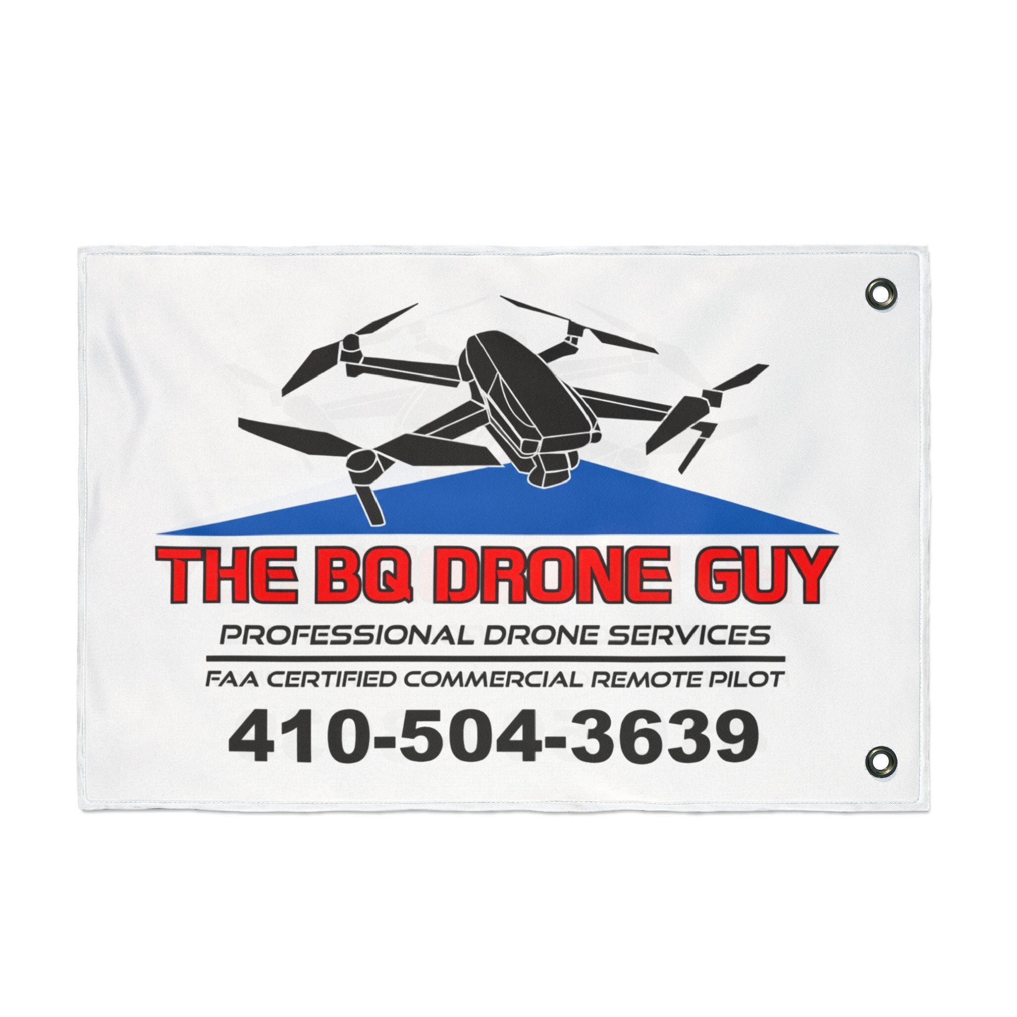 The BQ Drone Guy Double-Sided Flag