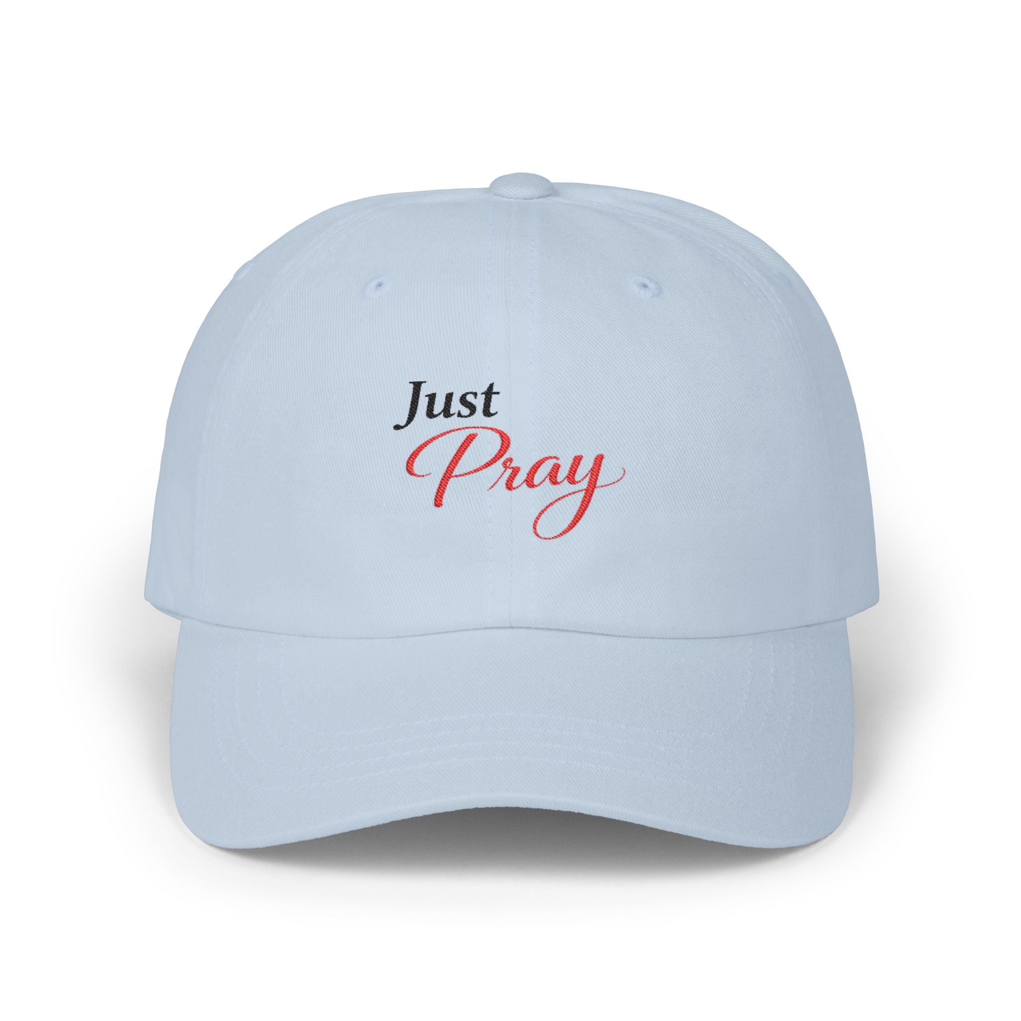 "Just Pray" Dad Cap Embroidered Christian Baseball Hat