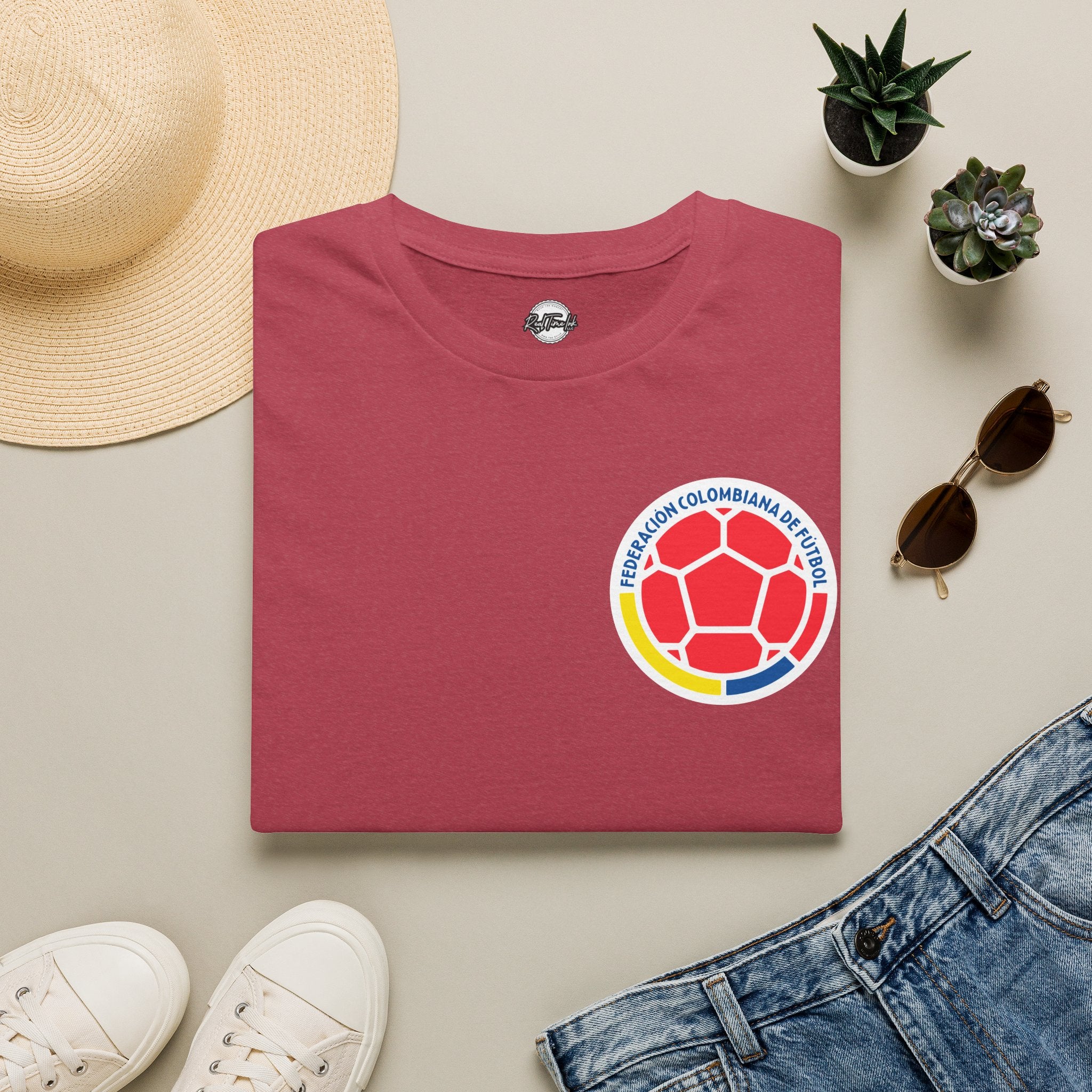 T-Shirt — Colombian Football Emblem Tee (Federación Colombiana de Fútbol)