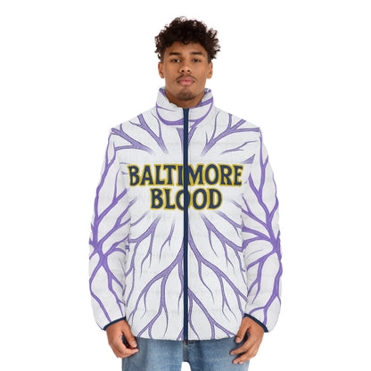 Baltimore Blood Men's Puffer Jacket (AOP)