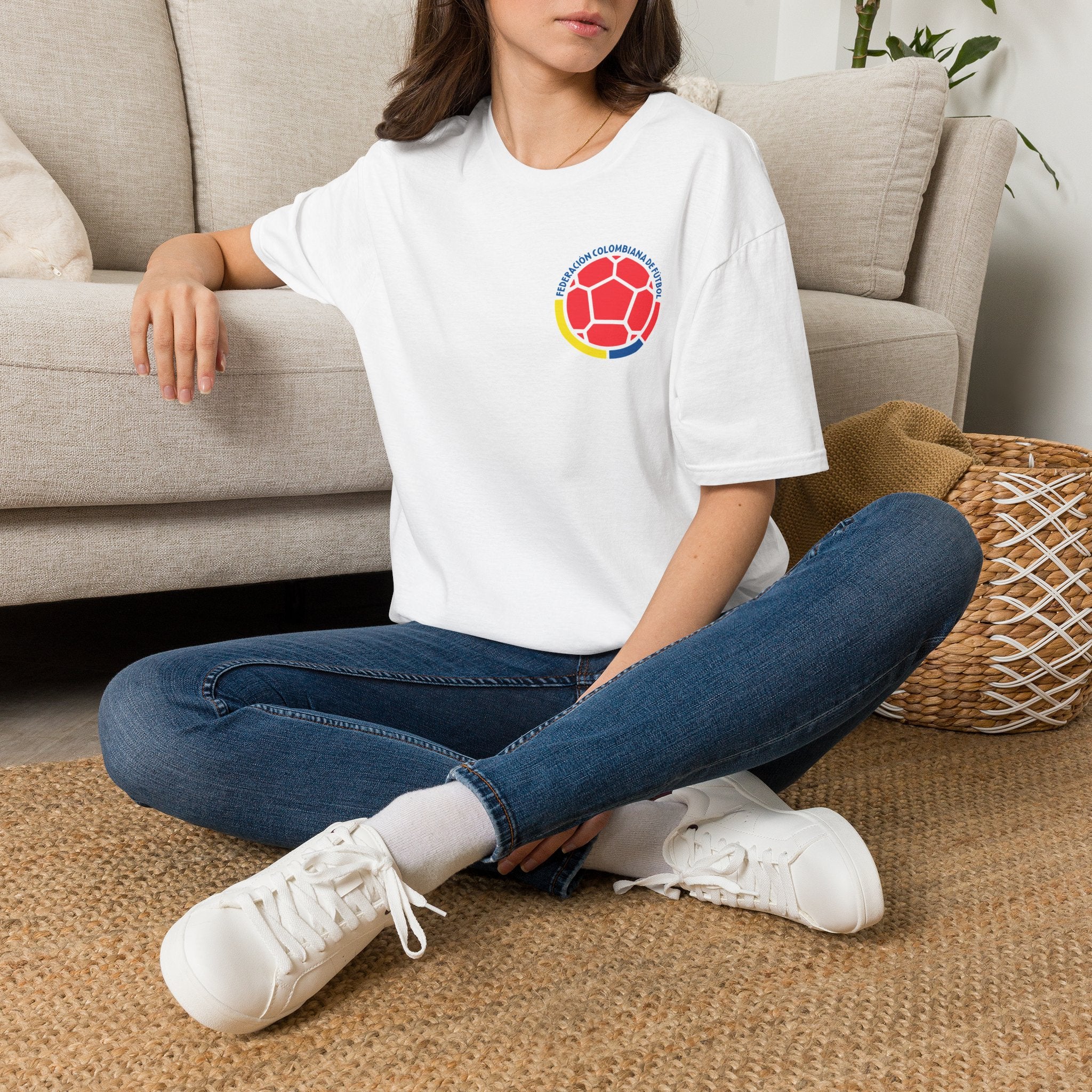 T-Shirt — Colombian Football Emblem Tee (Federación Colombiana de Fútbol)