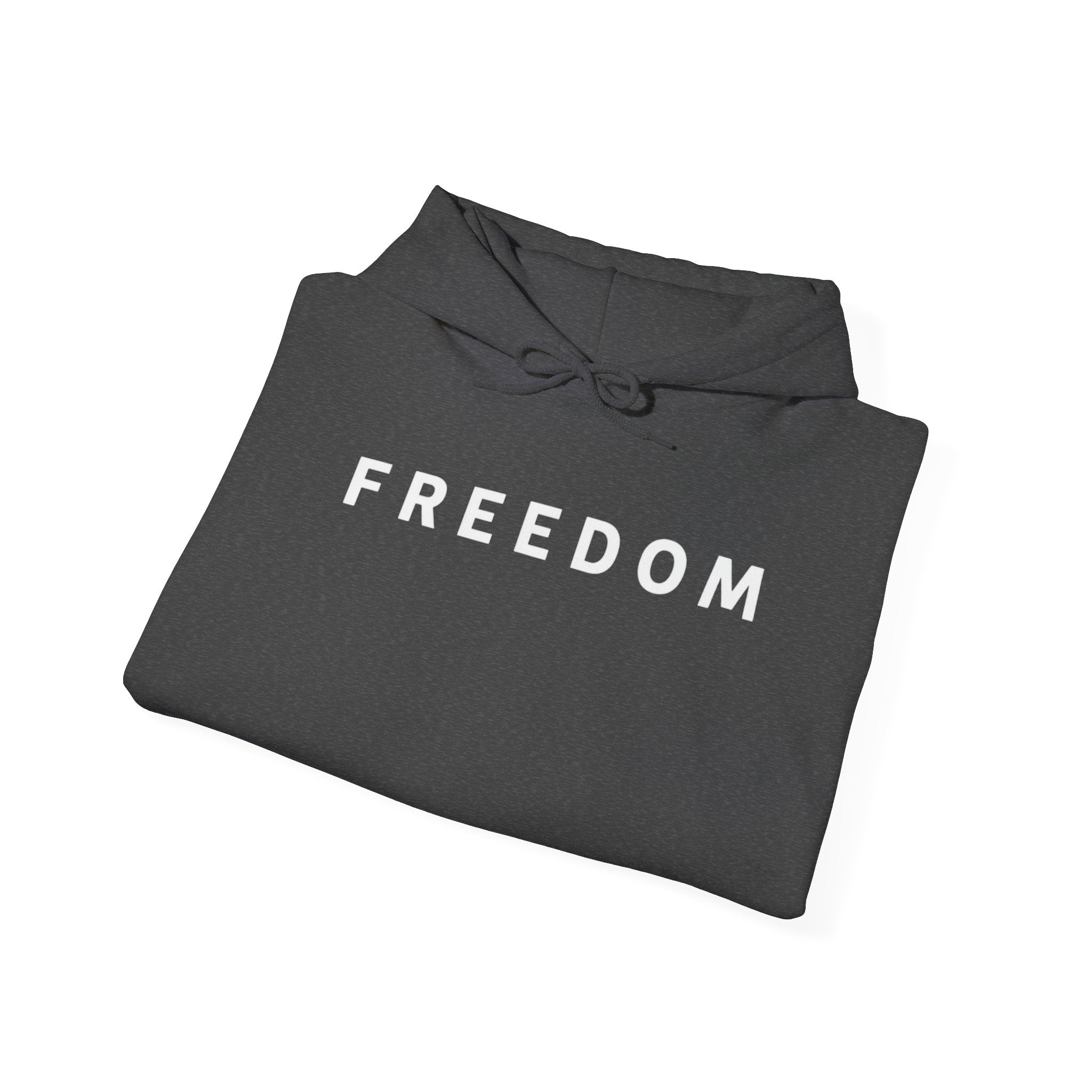Freedom Hooded Sweatshirt, Cozy Sweatshirt, Religious Apparel, Inspirational Gift, Casual Outfit, Unisex Hoodie