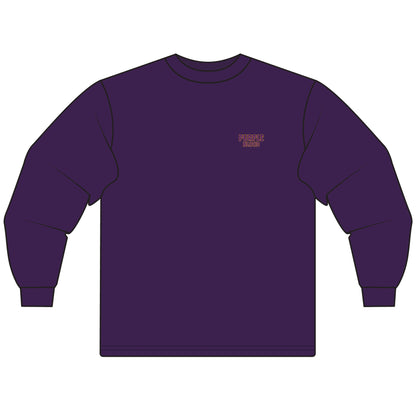 Purple Blood Unisex Long Sleeve T-Shirt, Gift for MD Fans, Maryland Pride Tee, College Apparel, Vintage Style Outfit