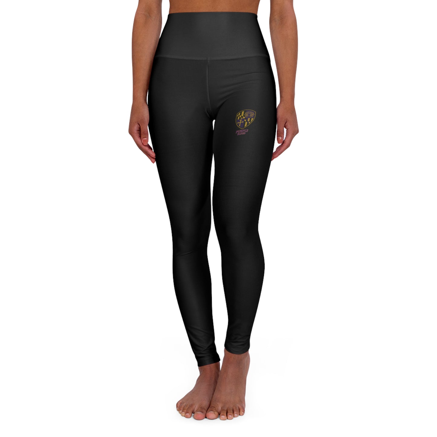 Yoga Leggings - Purple Blood Design
