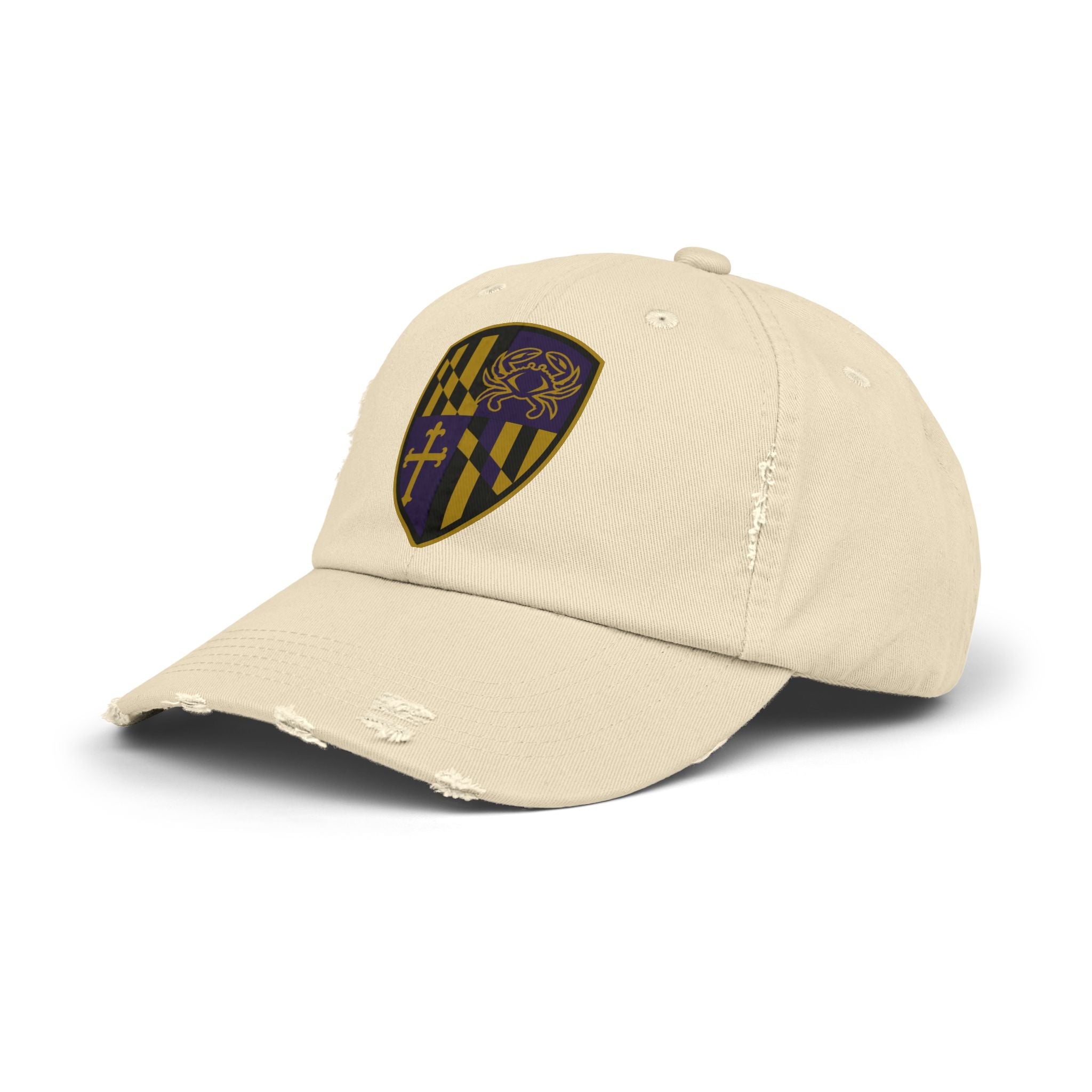 Distressed Cap - Purple Blood Design