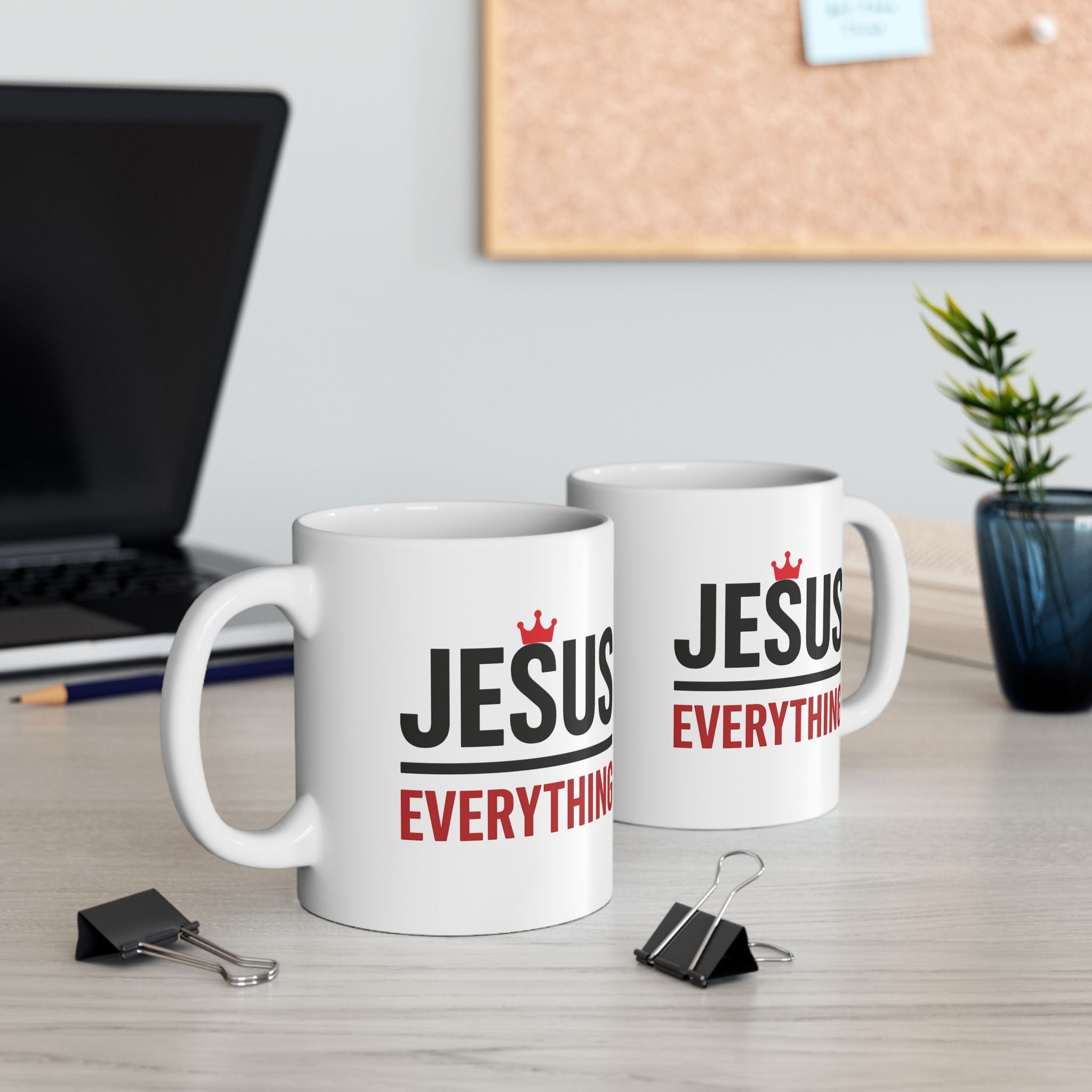 Mug - Jesus over Everything - Christian Faith Ceramic Cup