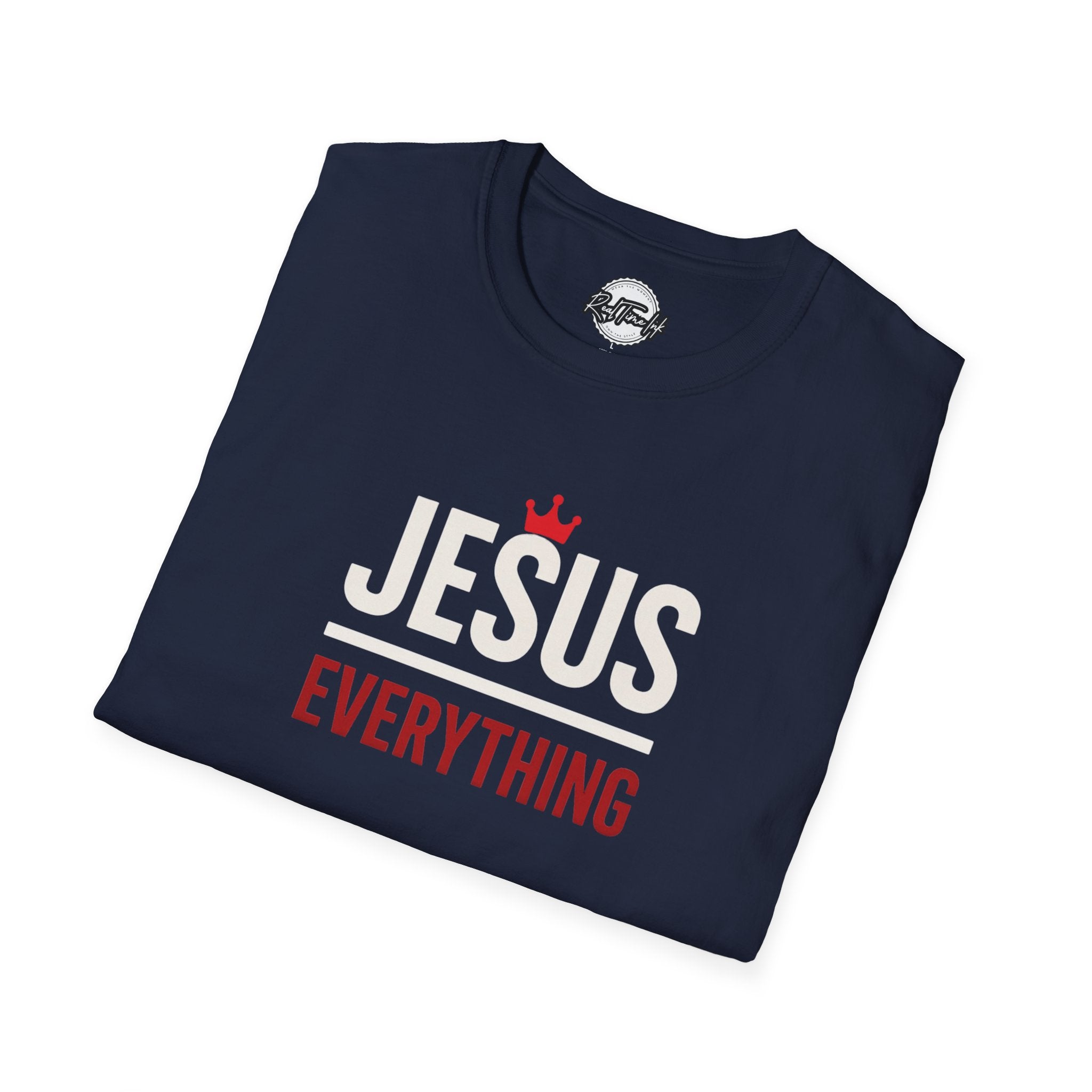 Jesus over Everything Unisex T-Shirt - Faith Inspired Apparel, Christian Gift, Casual Wear, Church Event Shirt, Inspirational Clothing