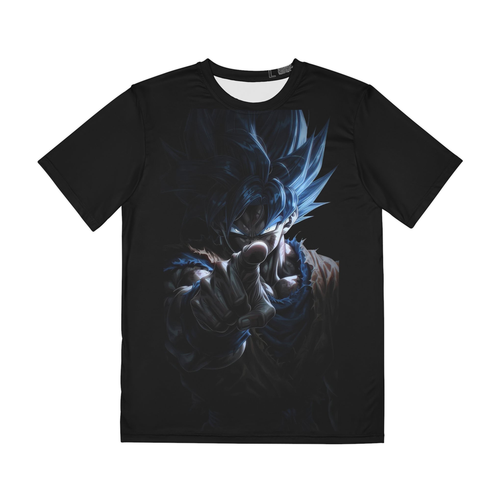Anime Graphic Tee — Pointing Warrior All-Over Print