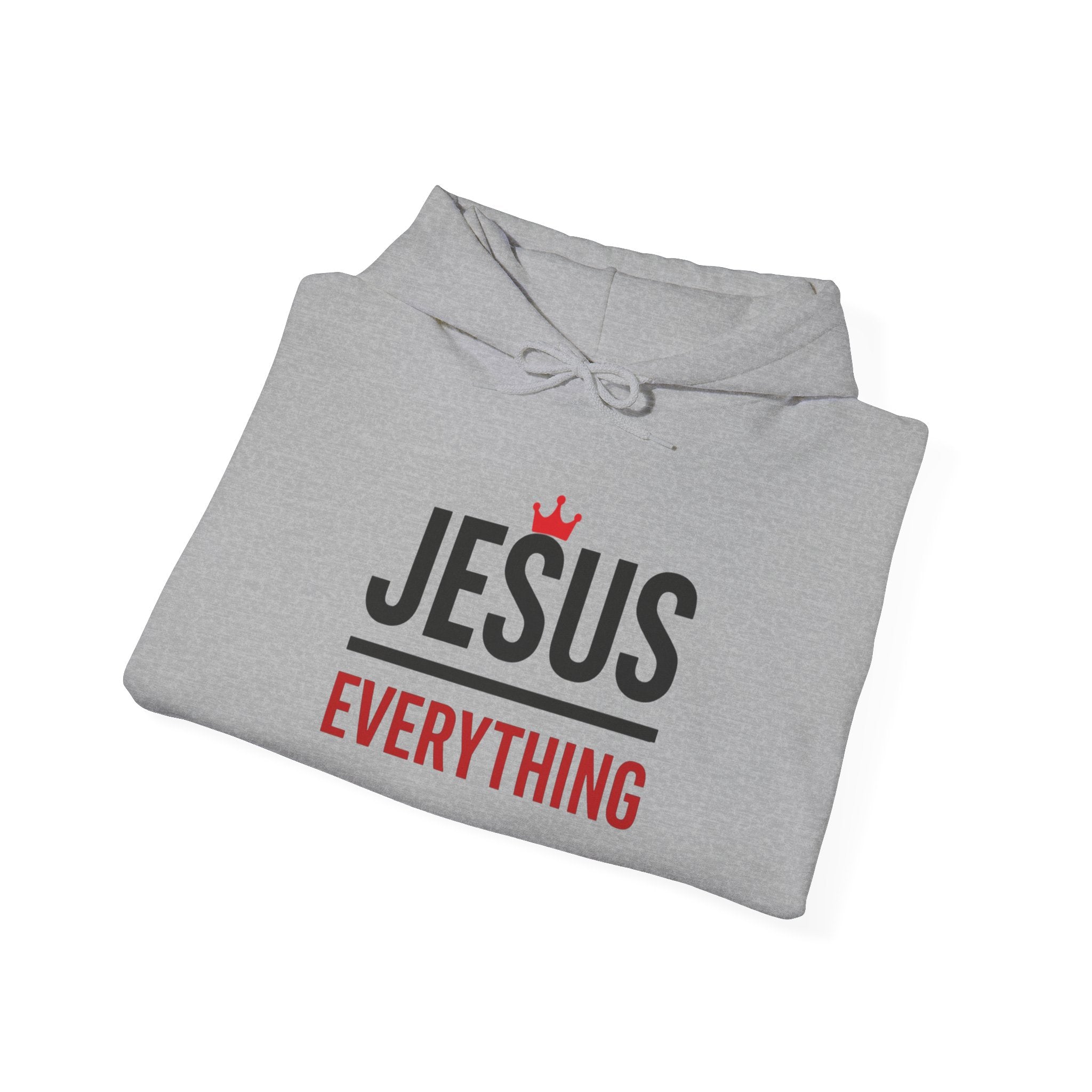 Religious Hoodie - Jesus Over Everything Design