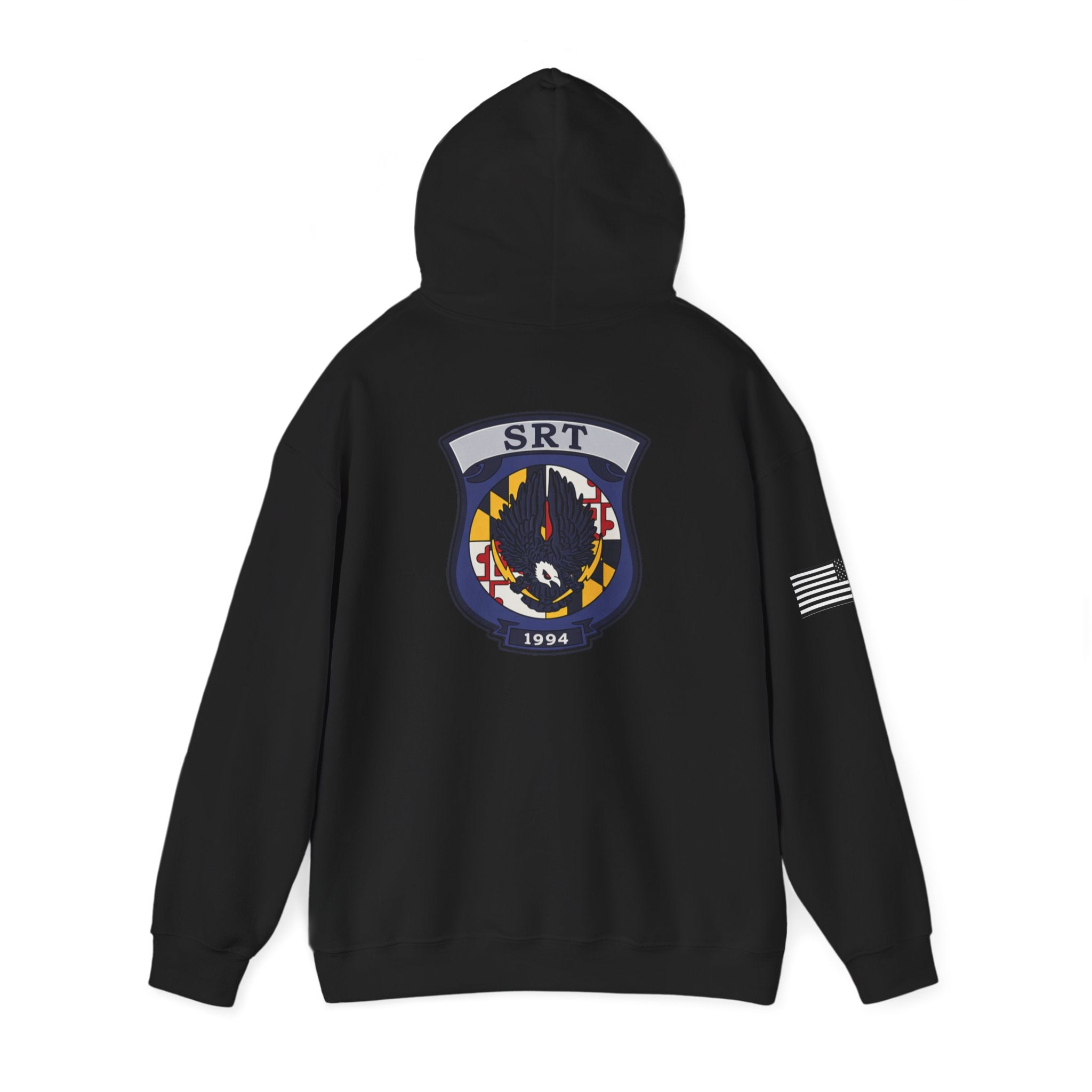 Level 2 SRT Hoodie — Firewatch Crest Graphic Hooded Sweatshirt