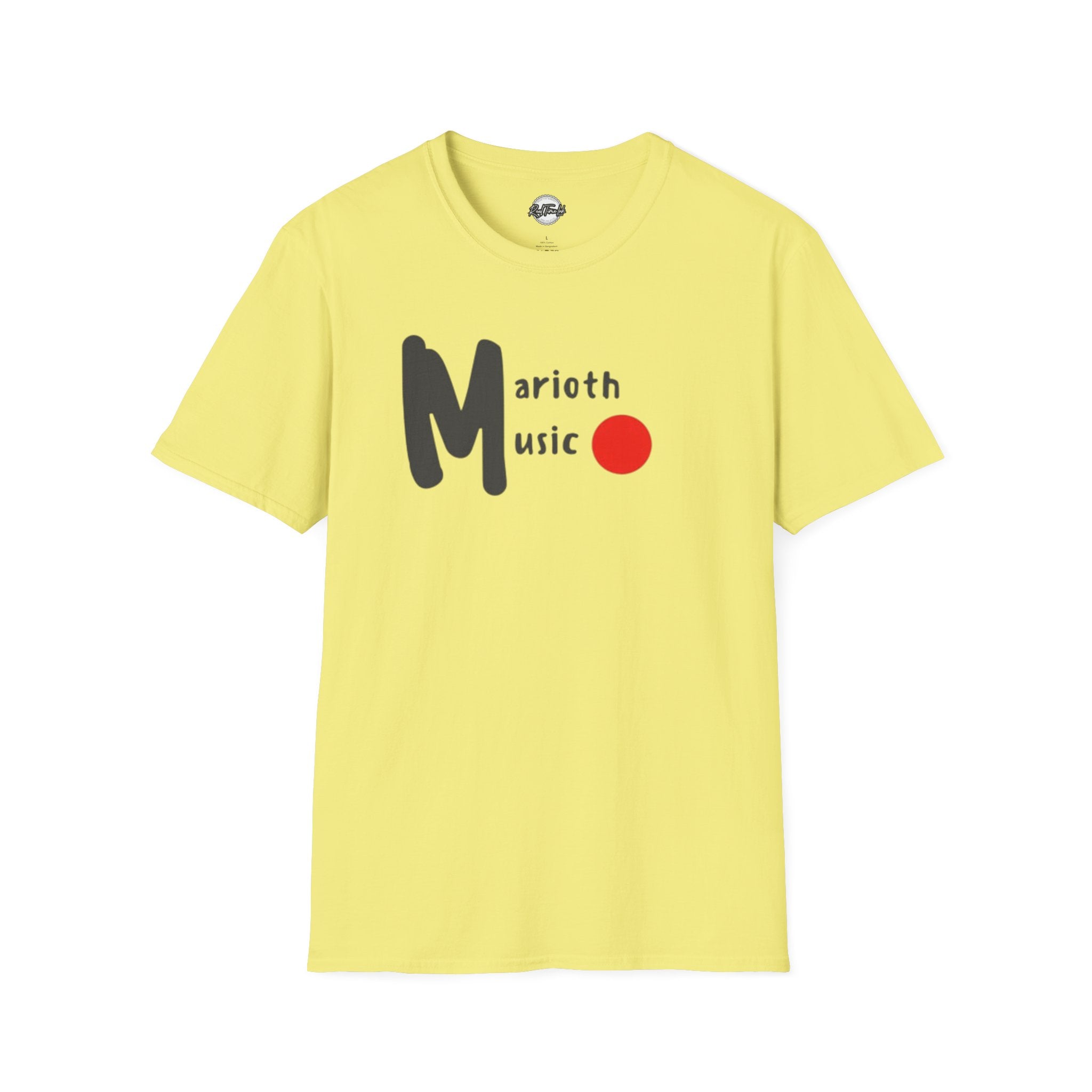 Marioth Music Logo Tee (Bold 'M' with Red Dot)