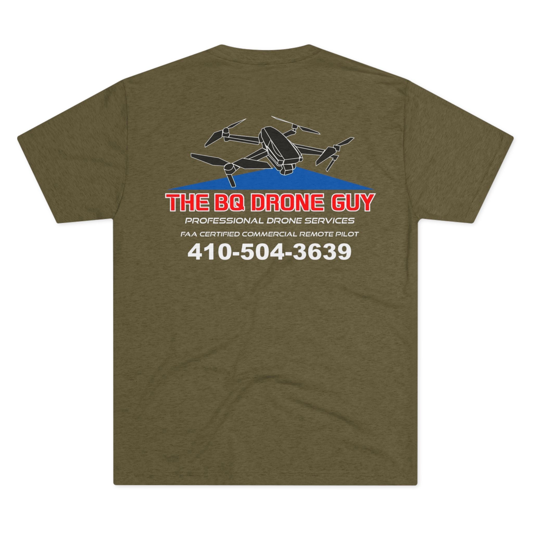 The BQ Drone Guy Logo & Contact Tee